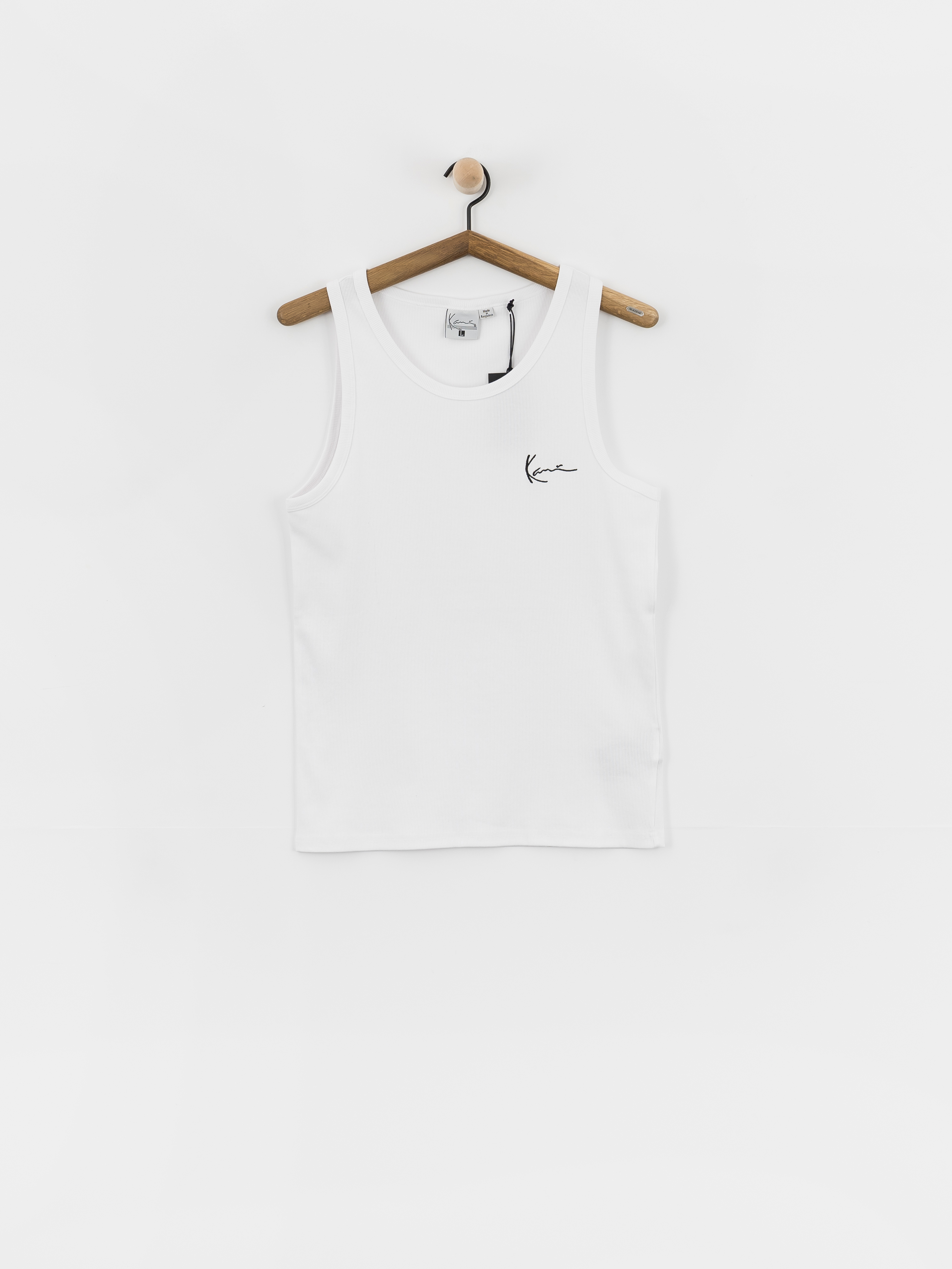 Karl Kani Signature Rib Tank top (white)