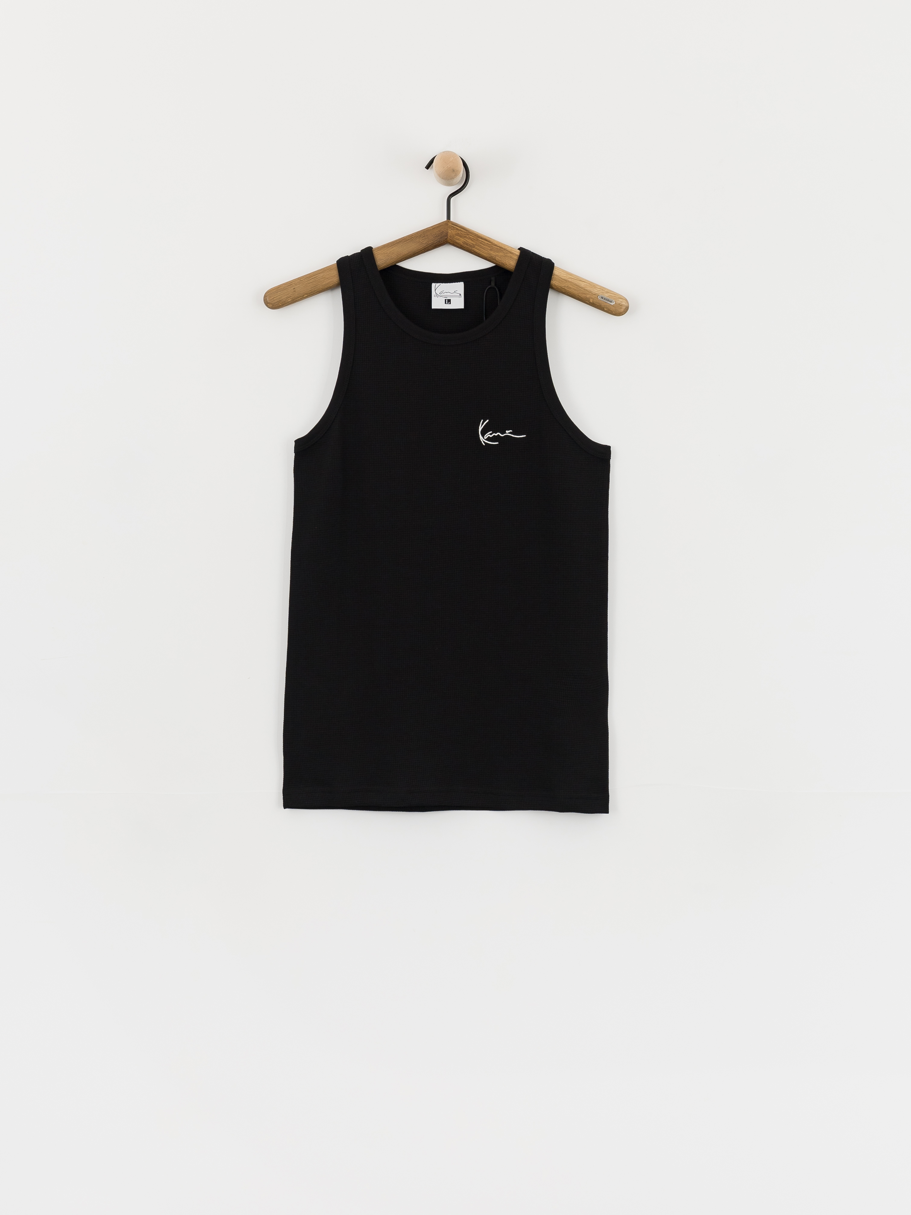 Karl Kani Chest Signature Essential Waffle Tank top (black)