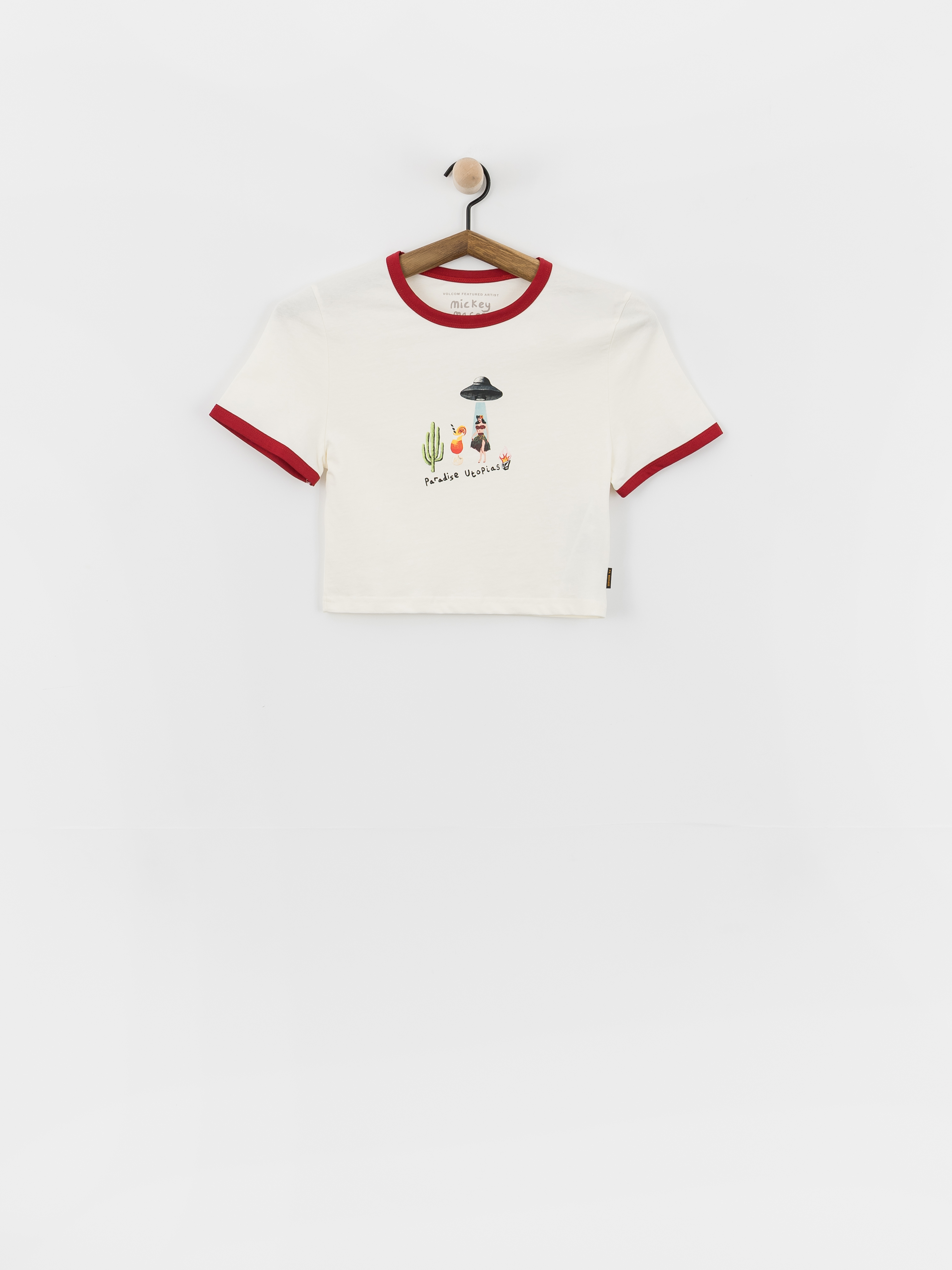 Volcom Fa Mickey Mason Wmn T-Shirt (off white)