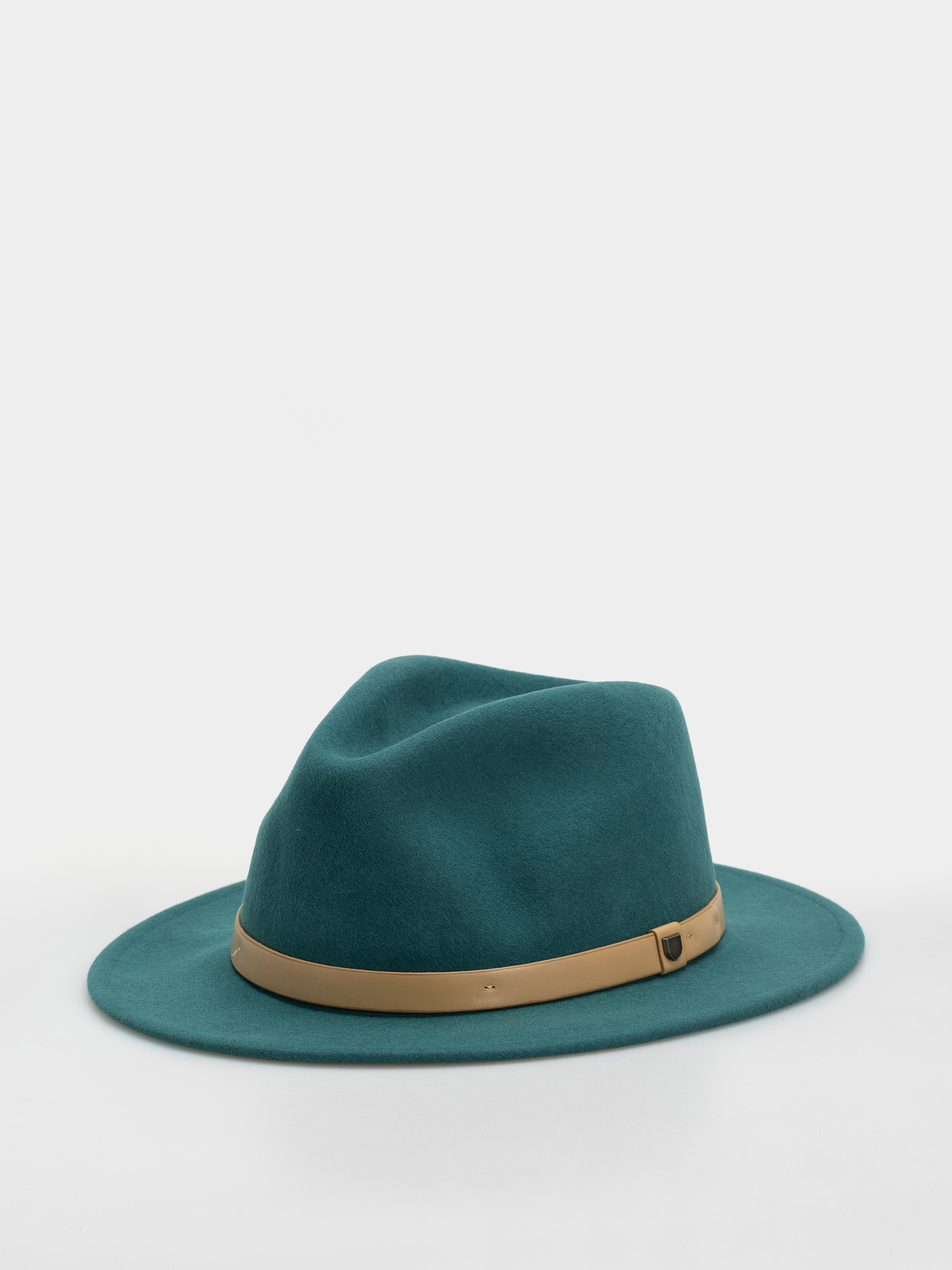 Brixton Messer Fedora Hat (transformative teal)