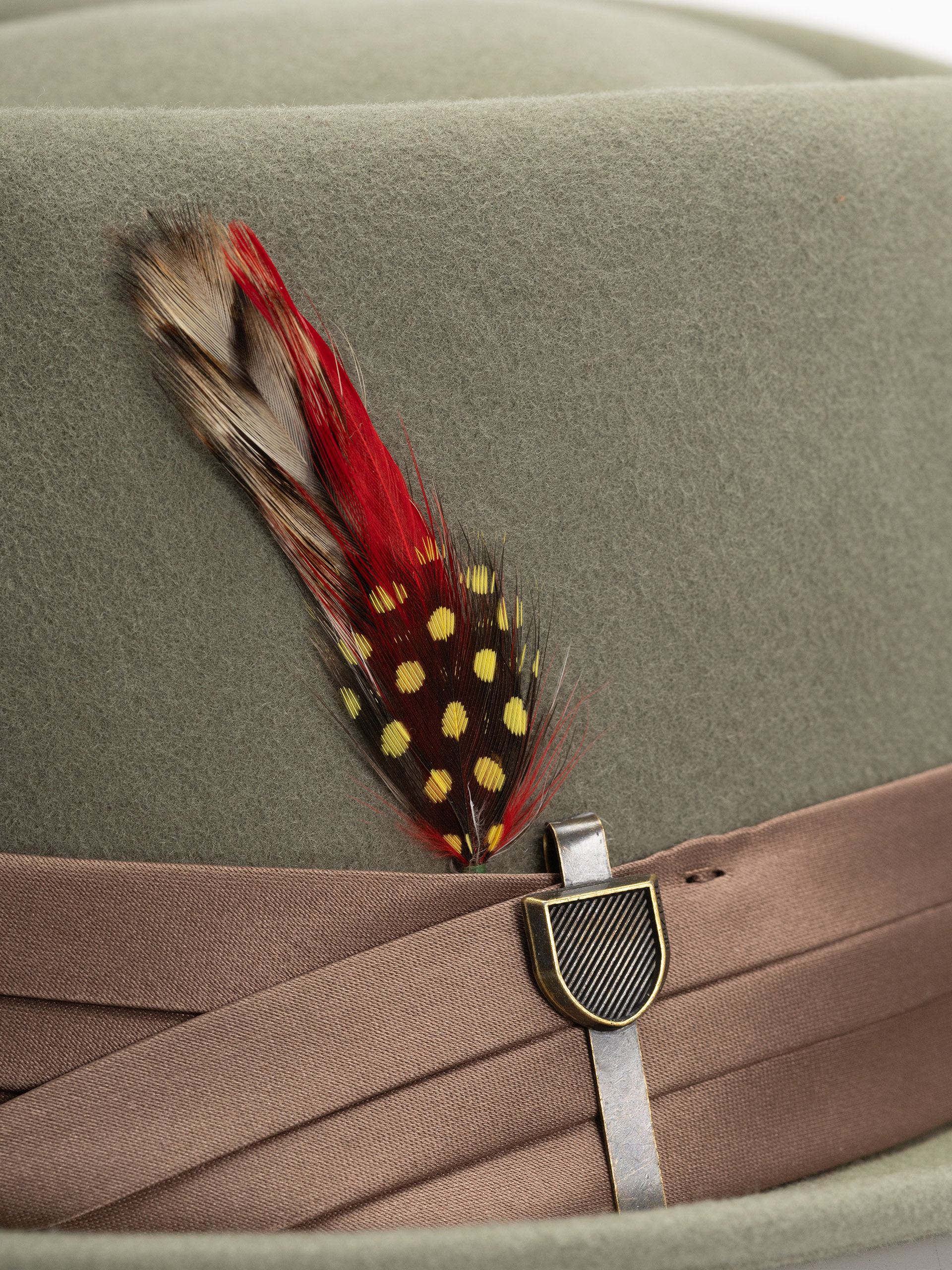 Brixton Stout Pork Pie Hut/Schibermütze (olive surplus/bronze)