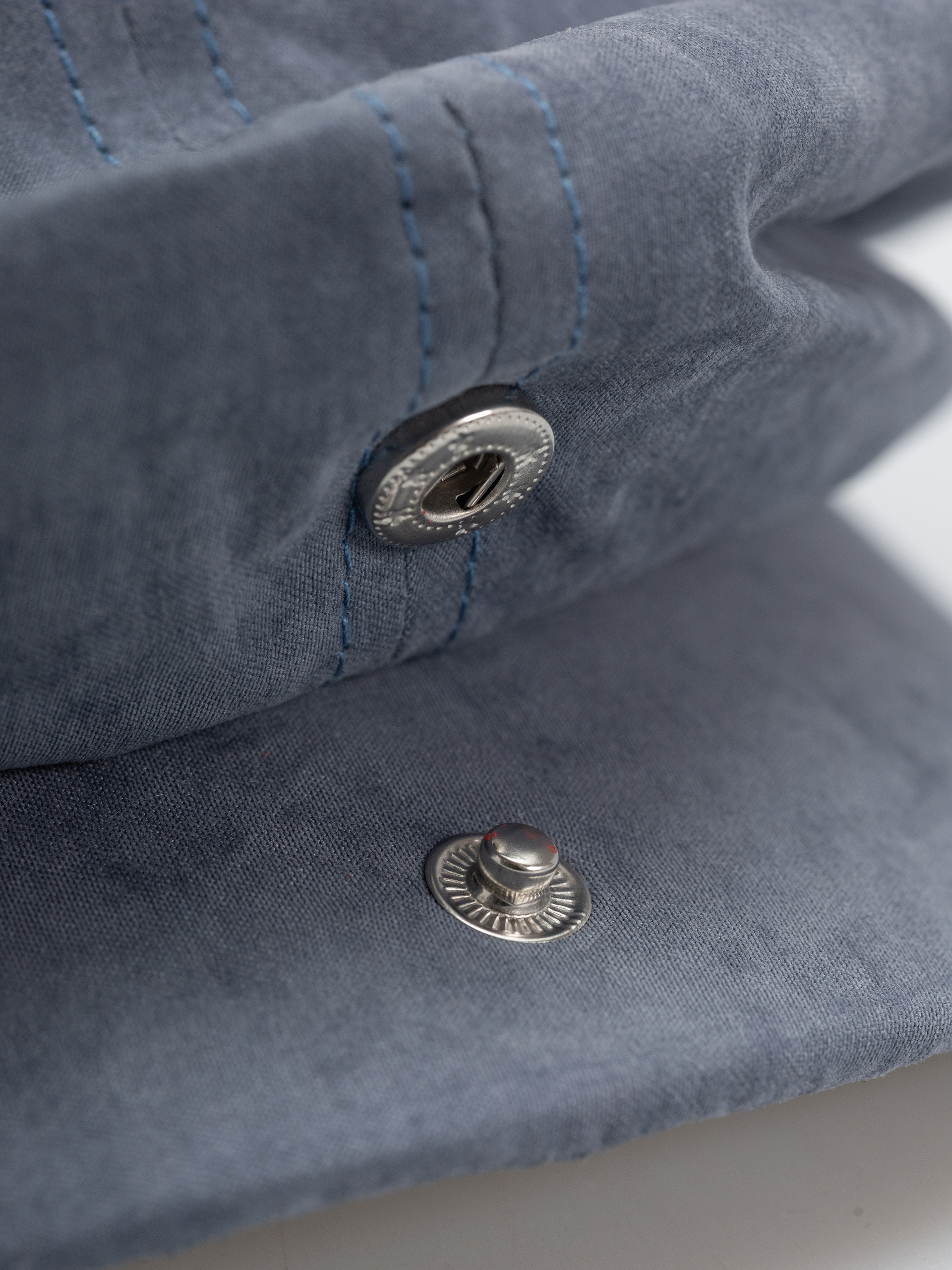 Brixton Brood Snap Schirmmütze (slate blue brushed satin)