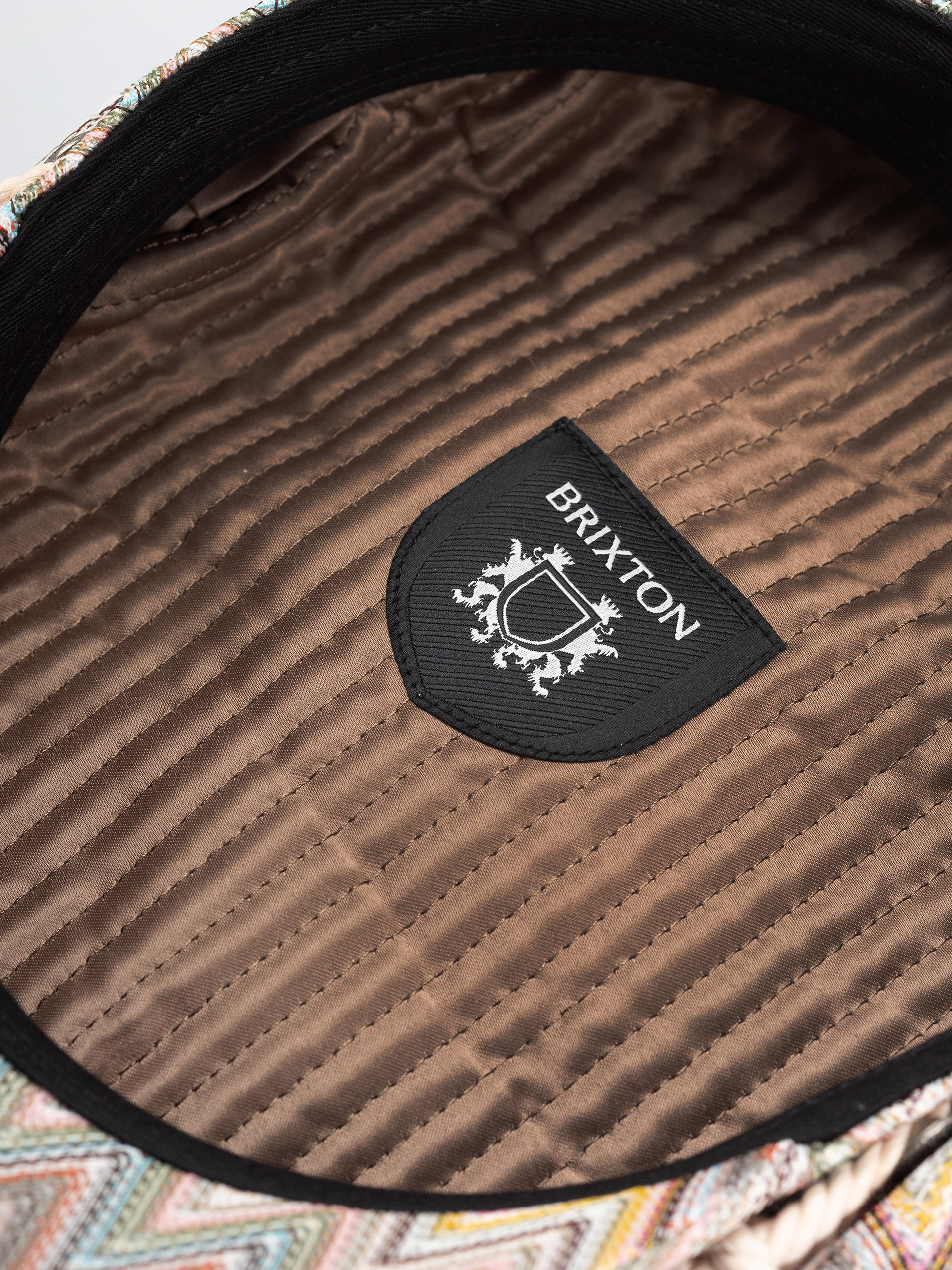 Brixton Fiddler Flat cap (multi color zigzag)