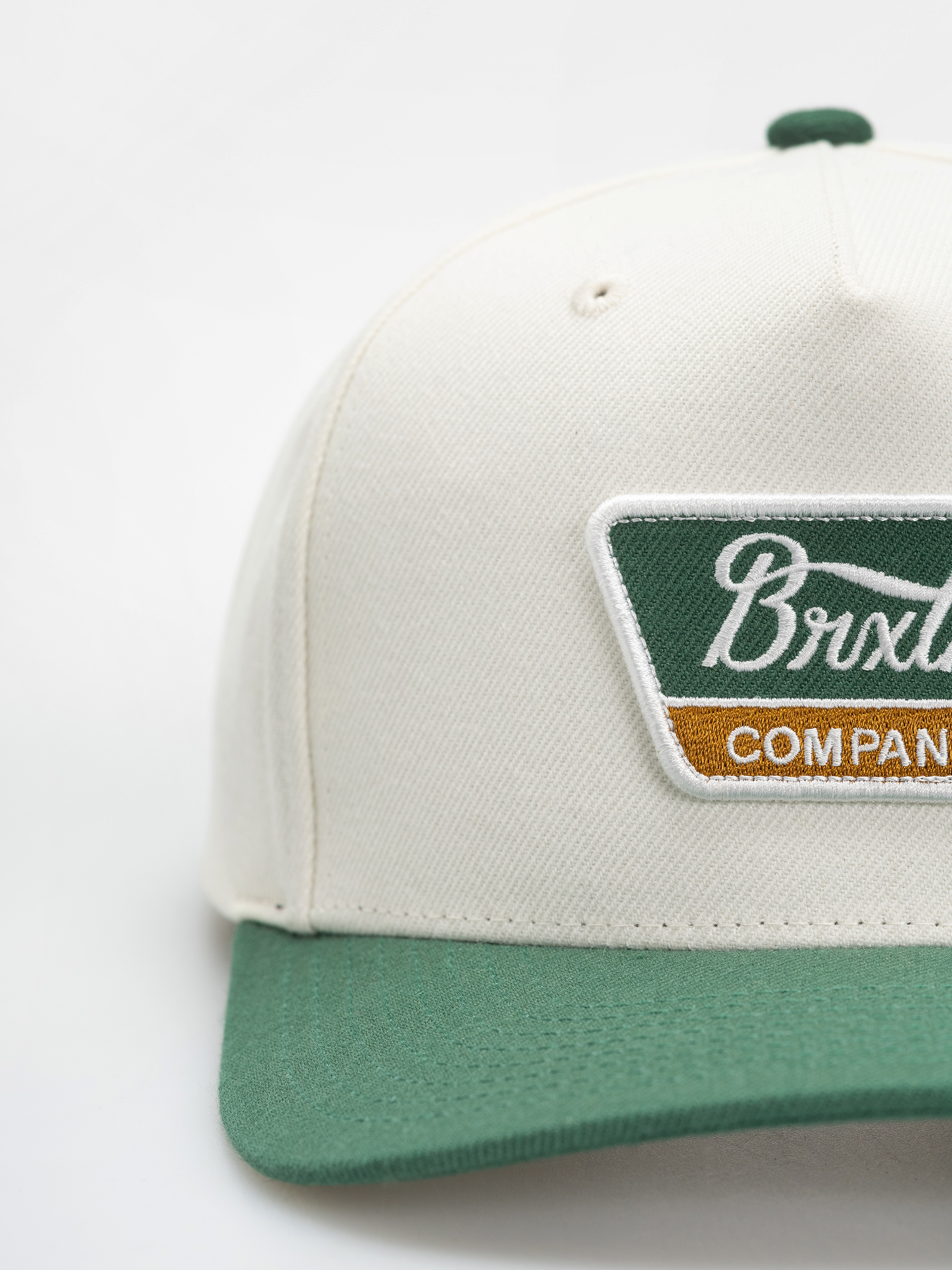 Brixton Linwood C Netplus Mp Snpk Cap (off white/primal green)