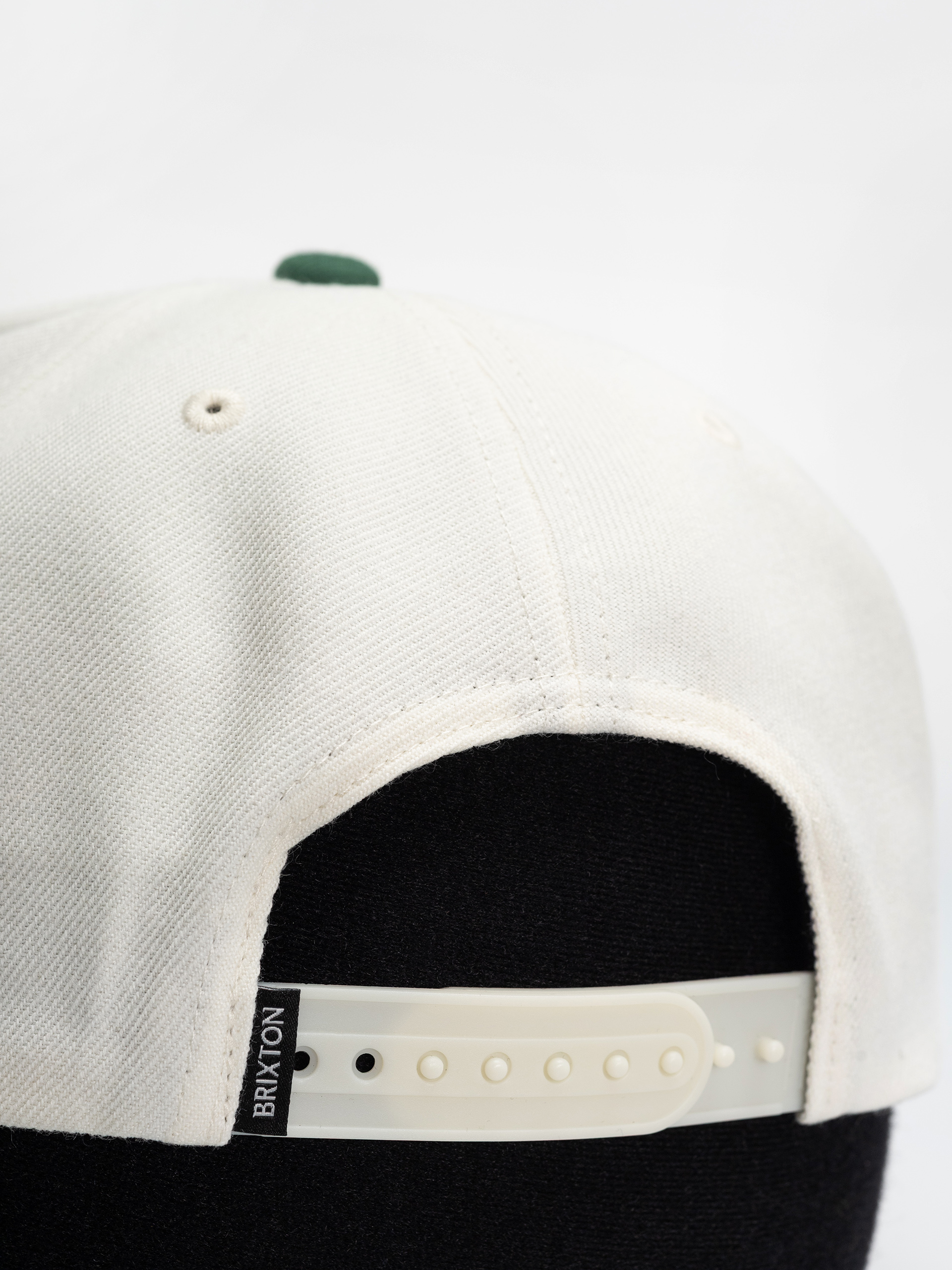 Brixton Linwood C Netplus Mp Snpk Cap (off white/primal green)