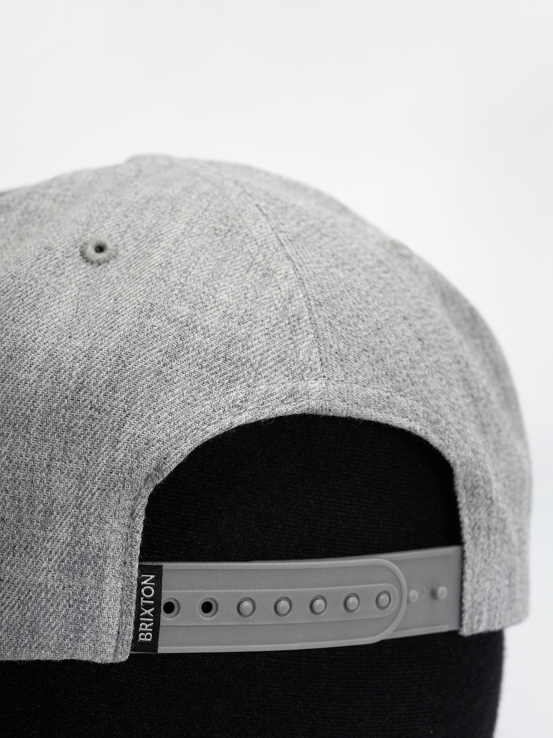 Brixton Crest C Mp Snapback Cap (light heather grey/light heath)