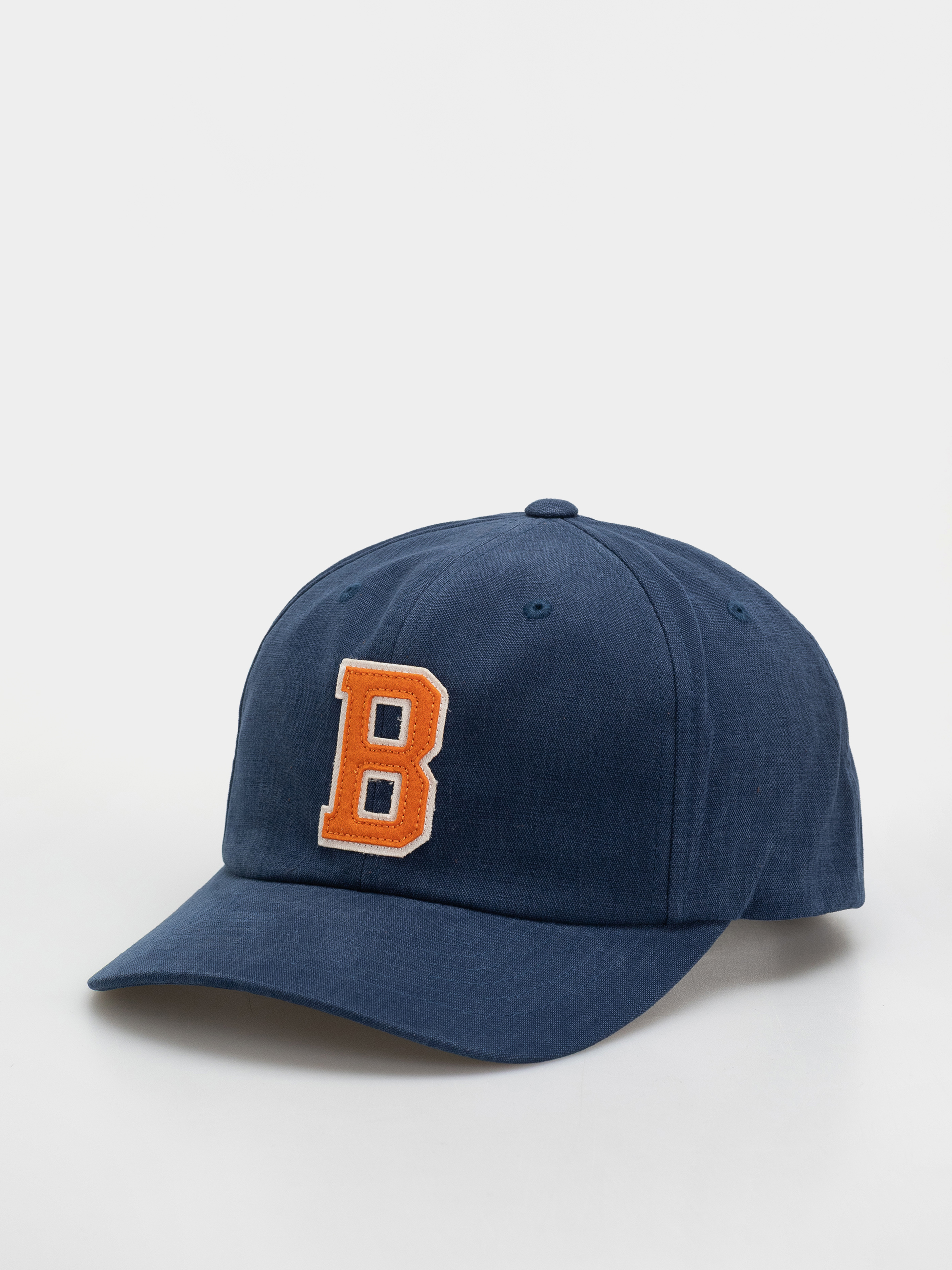 Brixton Big B Mp Adj Cap - navy blue, orange (midnight blue/orange)
