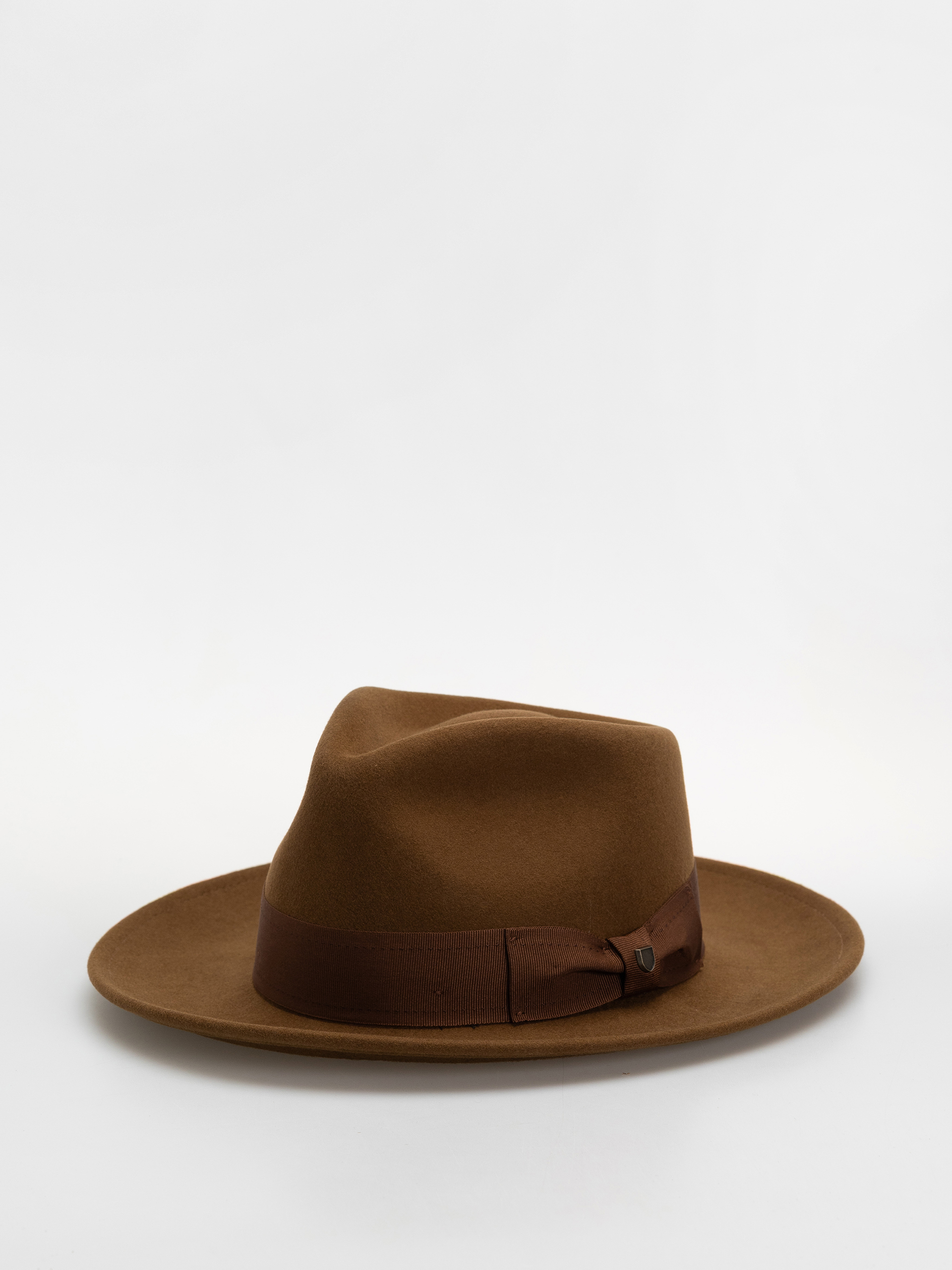 Brixton Swindle Convertabrim Fedora Hat (coffee/light brown)