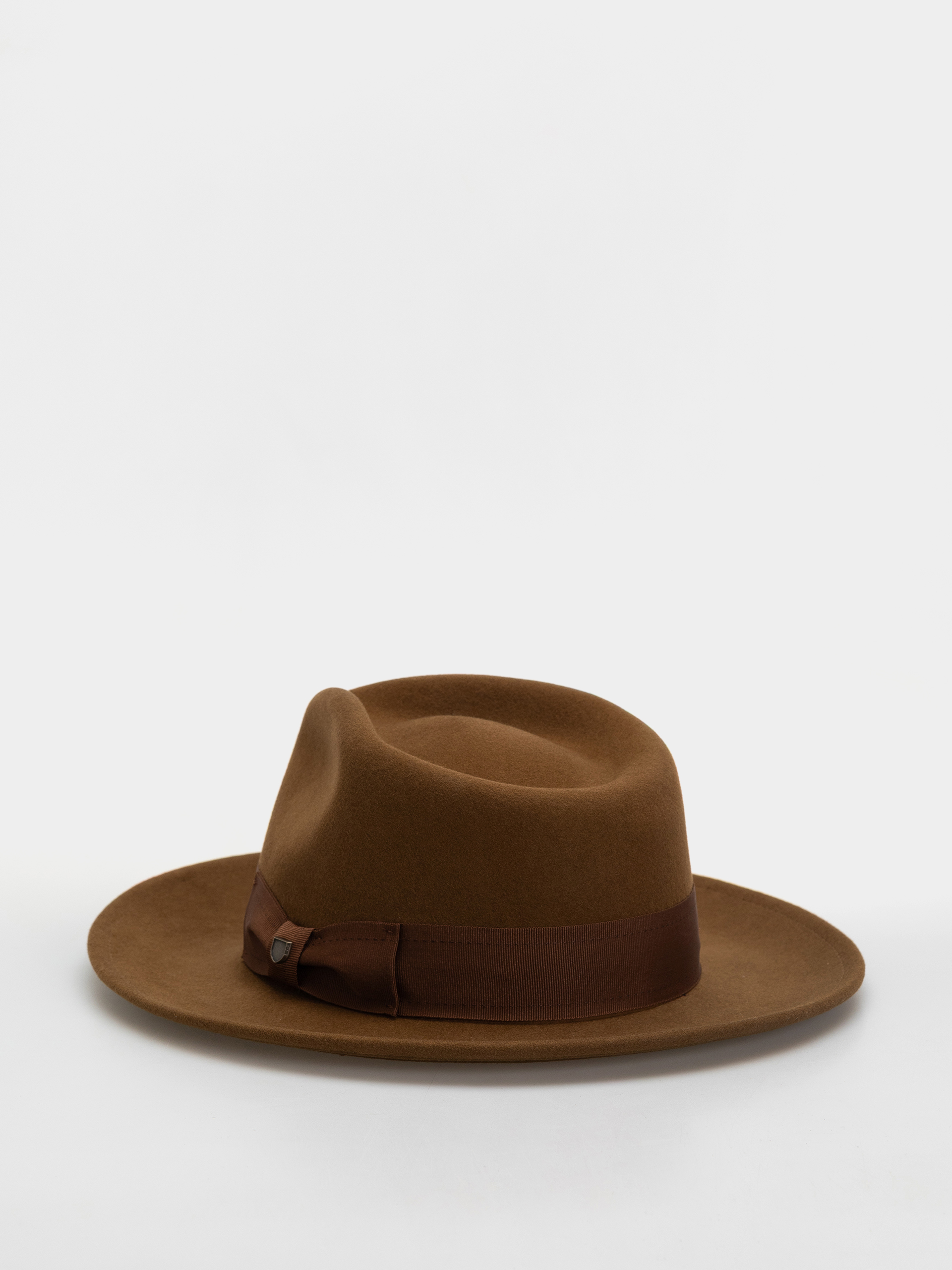 Brixton Swindle Convertabrim Fedora Hat (coffee/light brown)