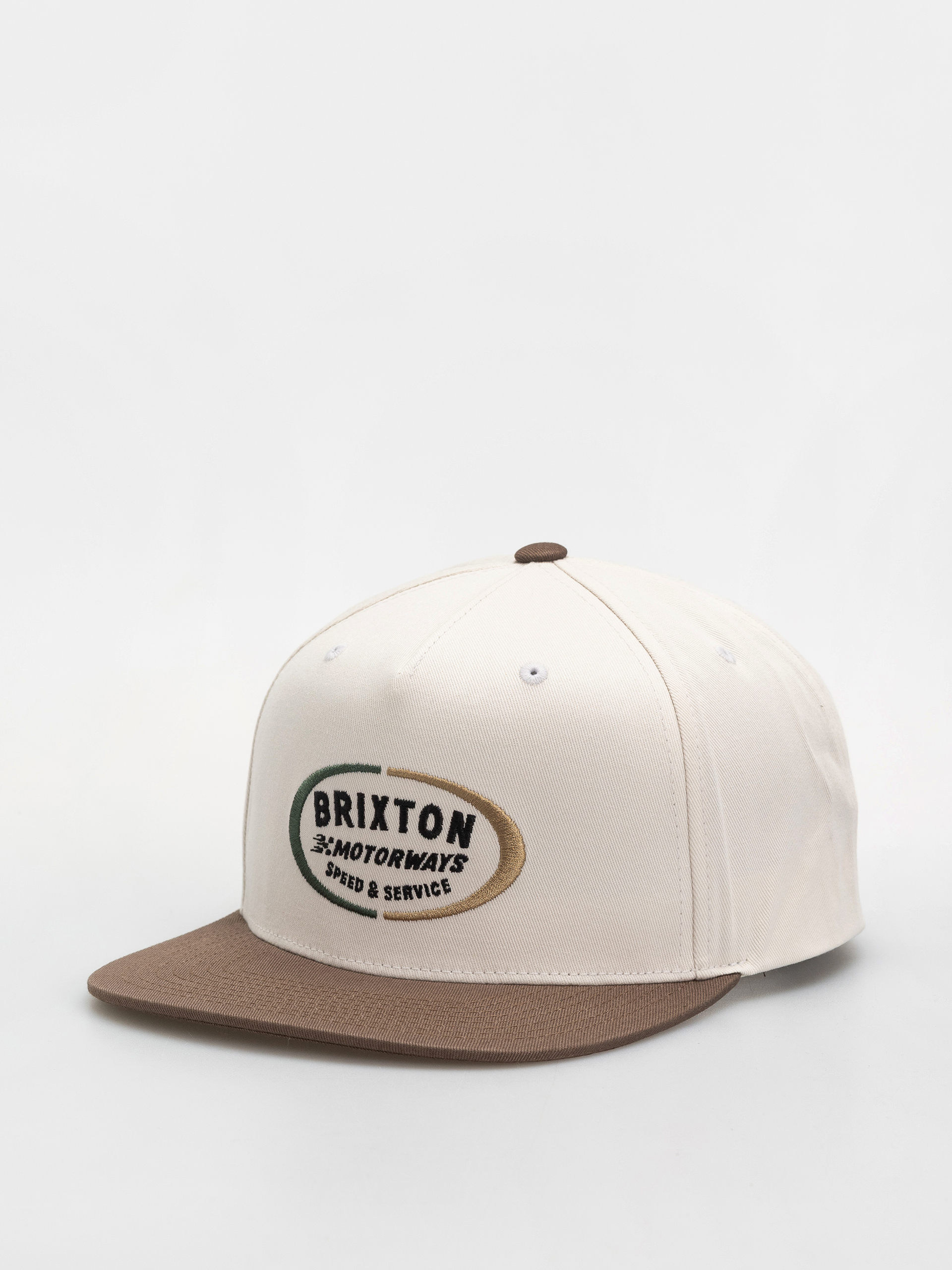 Brixton Rhett Mp Snpk Cap (off white/pinecone brown)