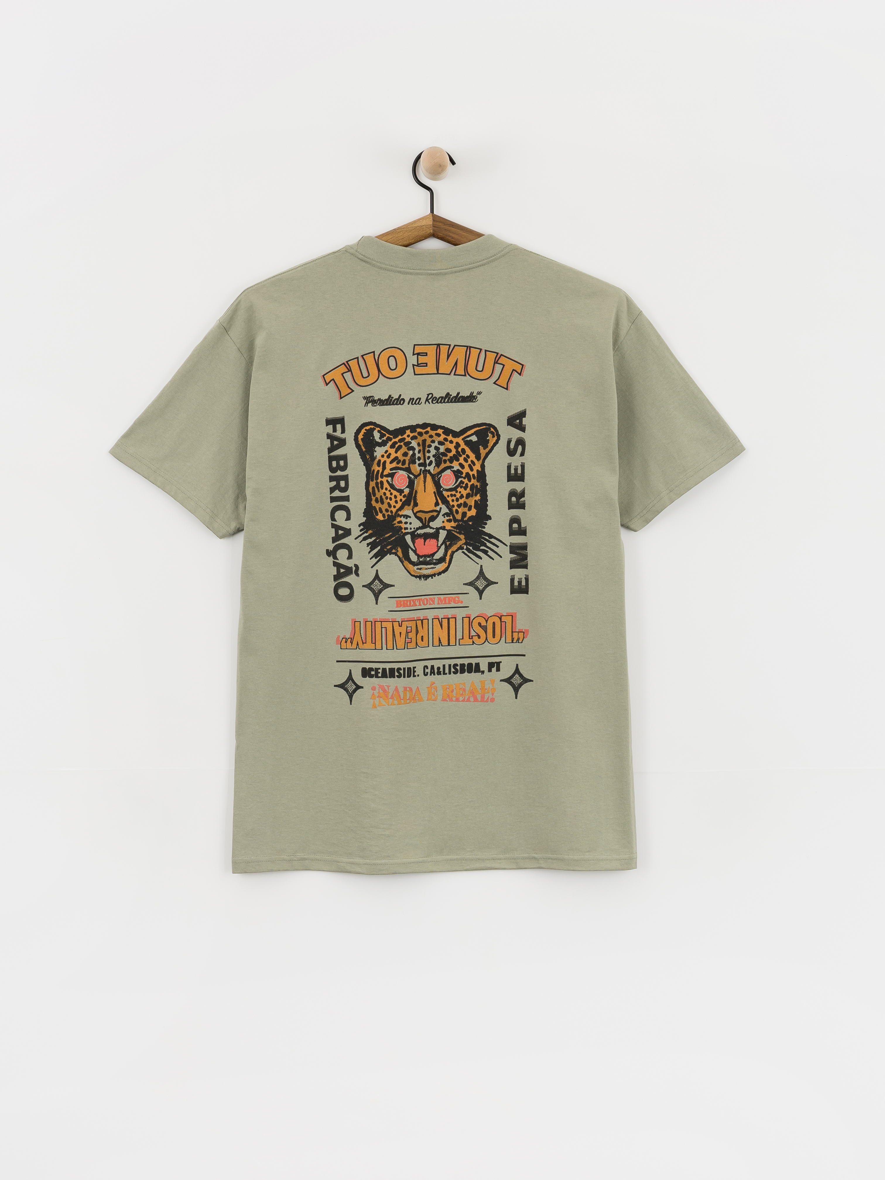 Brixton Getaway Std T-Shirt (desert green)