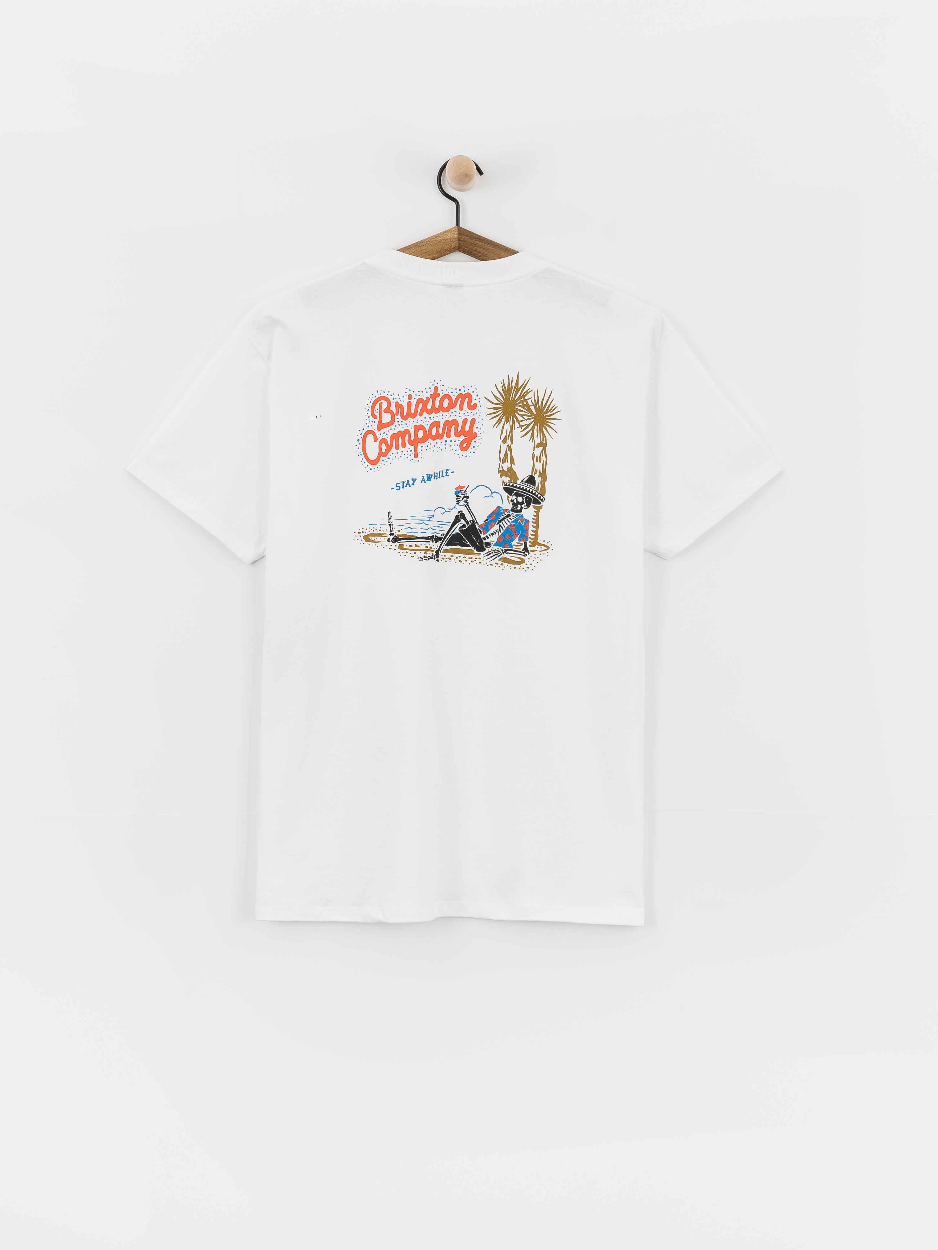 Brixton Stay While Std T-Shirt (white)