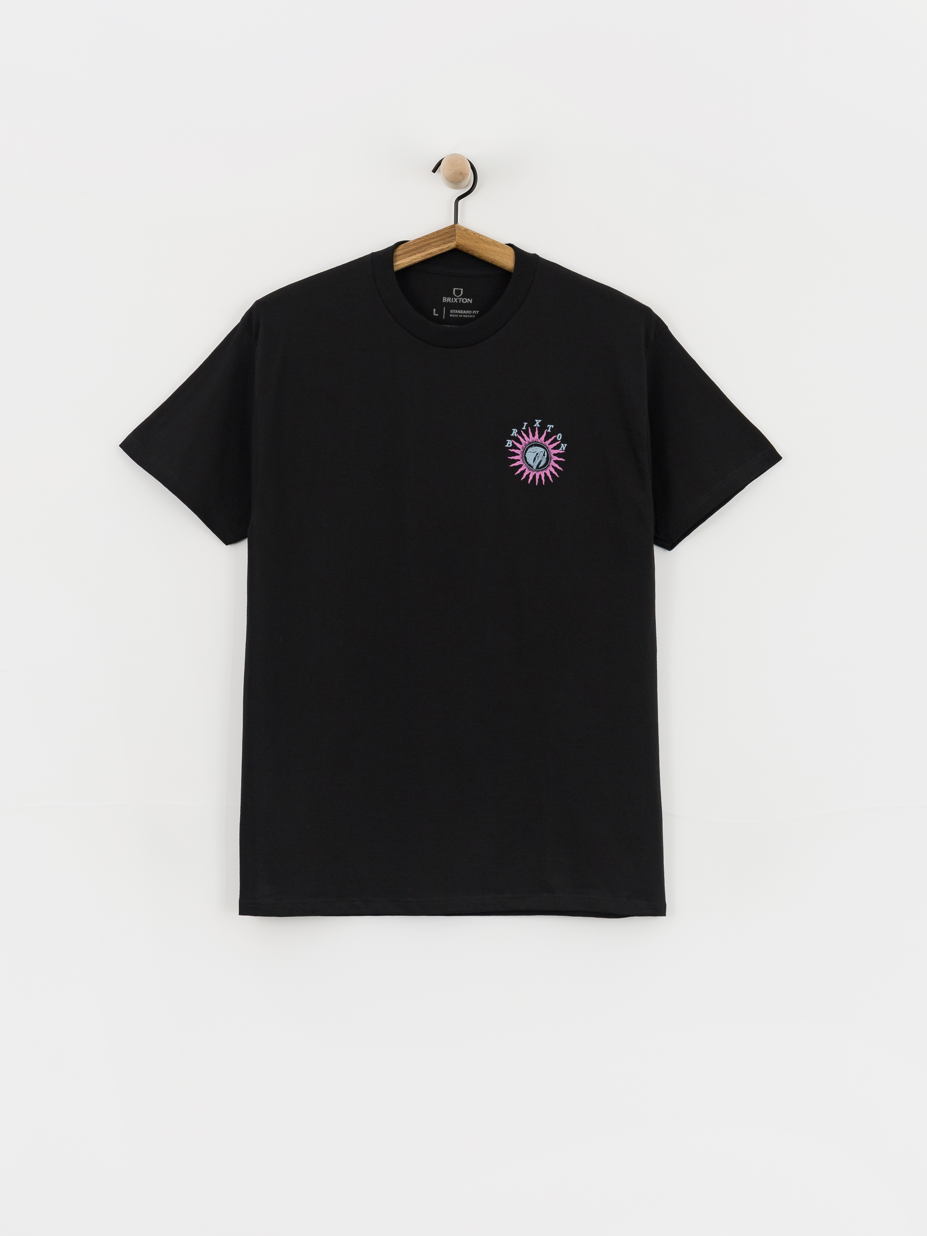 Returns ペガサス グラフィック Tシャツ ブラック Lサイズ Brixton Dark Paradise Std T-Shirt - black (black)
