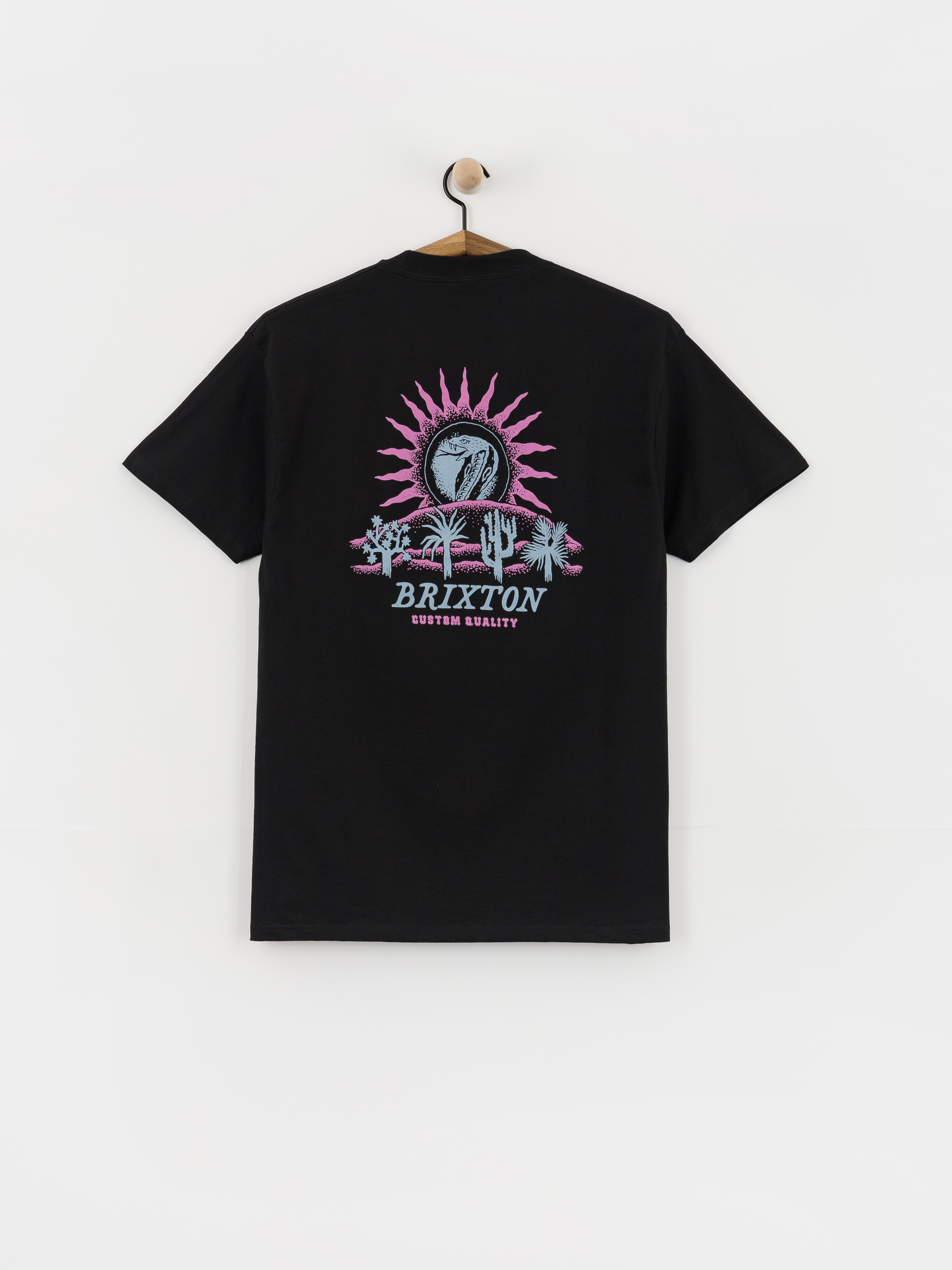 Brixton Dark Paradise Std T-Shirt - black (black)