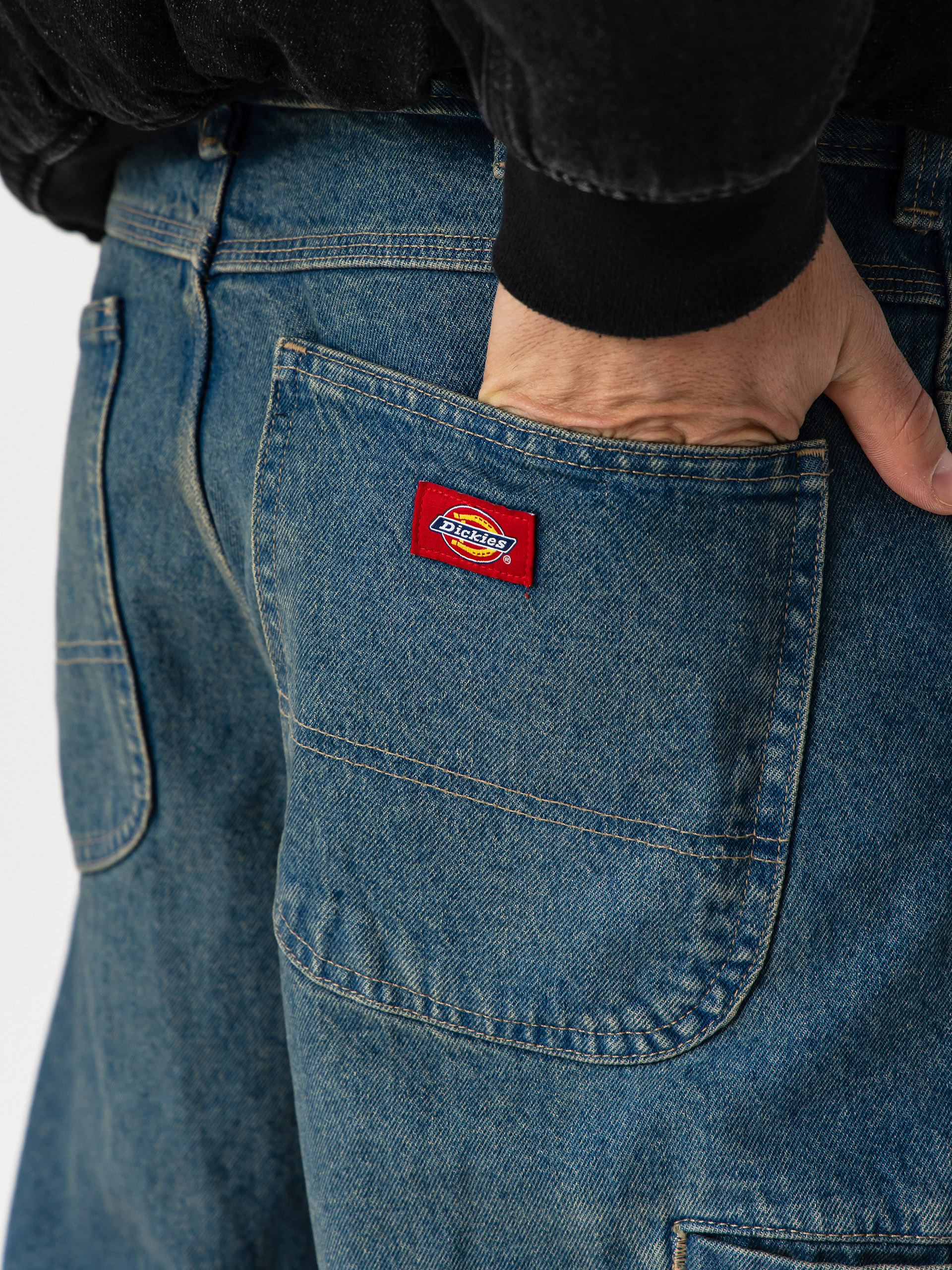 Dickies 958 Baggy Tapered Work Pants (khaki tinted blue)