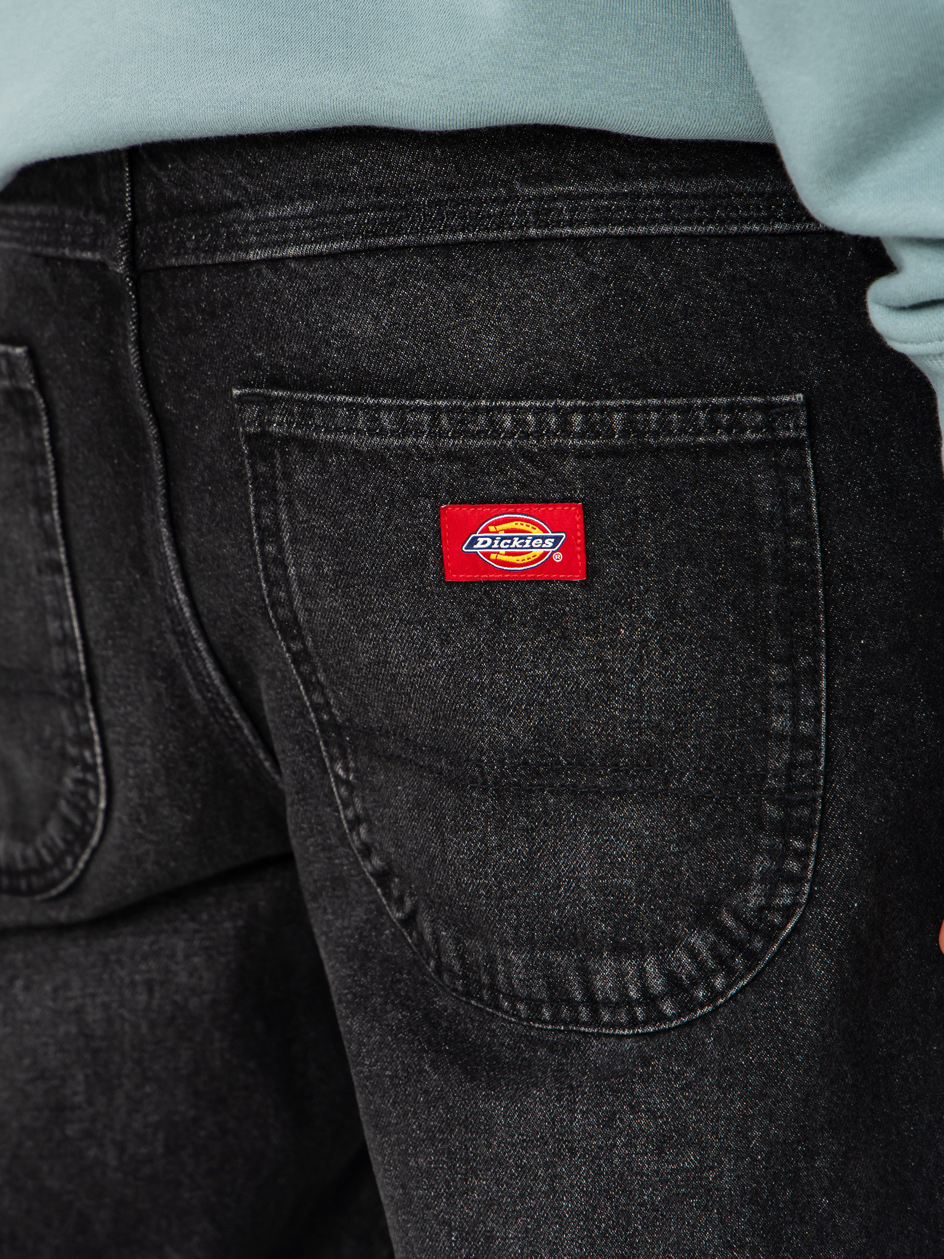 Dickies 954 Relaxed Straight Work Pants (black wash faded)