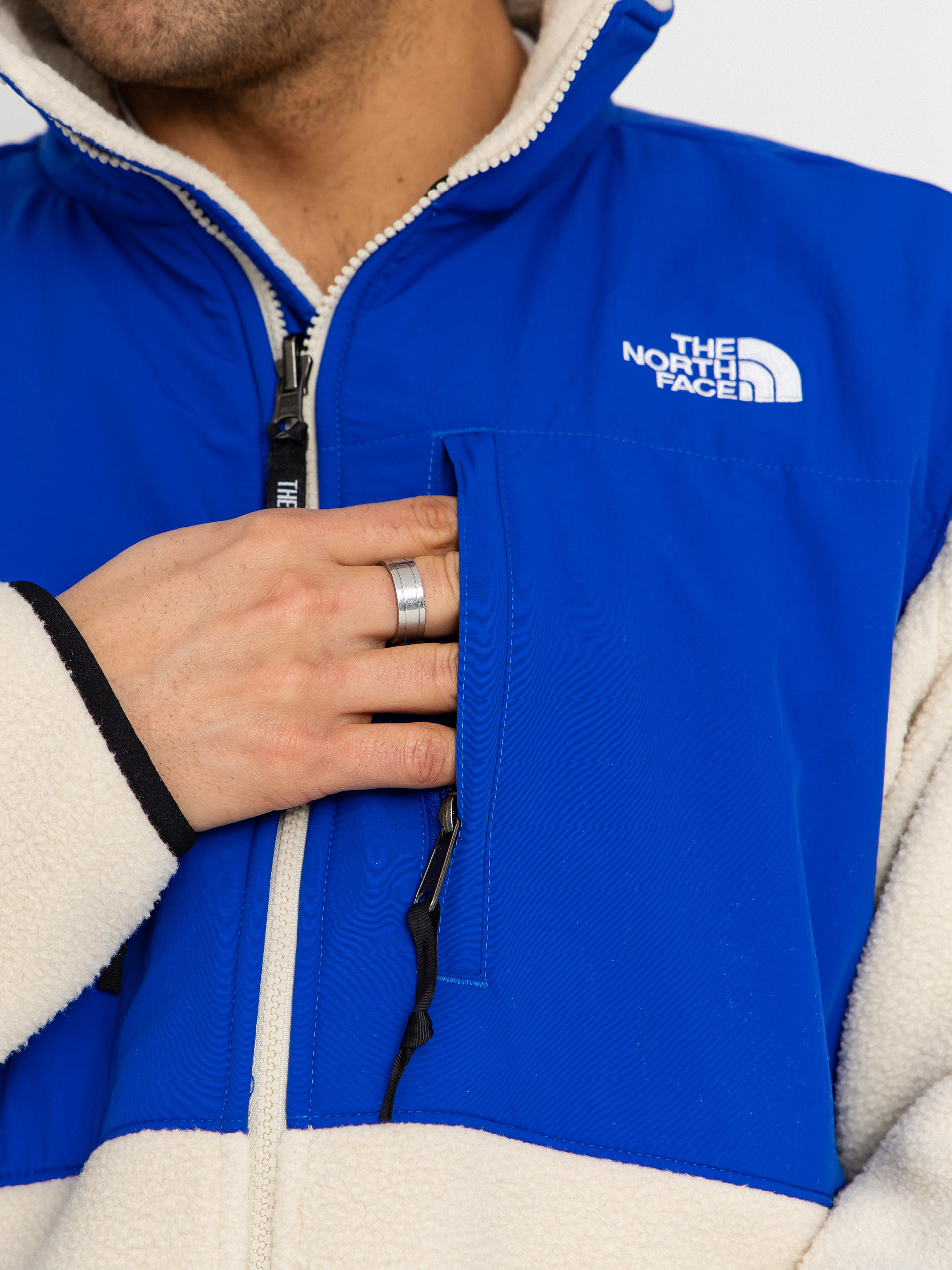 The North Face Retro Denali Jacket - blue, beige (desert stone/tn)