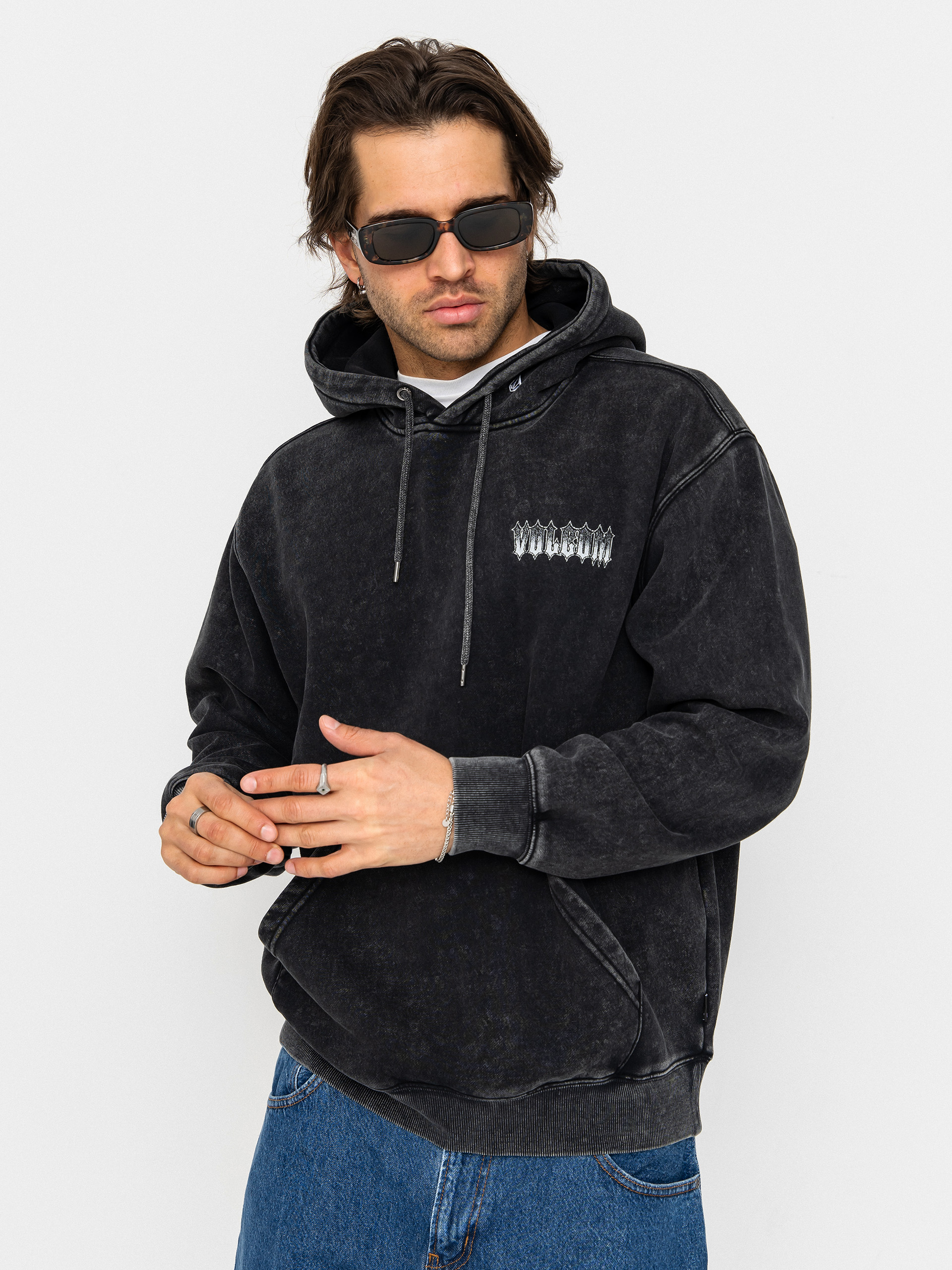 Volcom Noder HD Hoodie (light acid black)