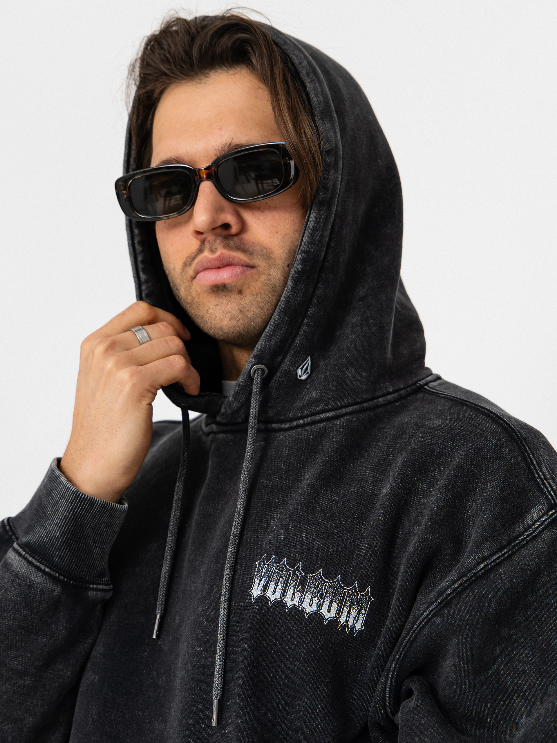 Volcom Noder HD Hoodie (light acid black)