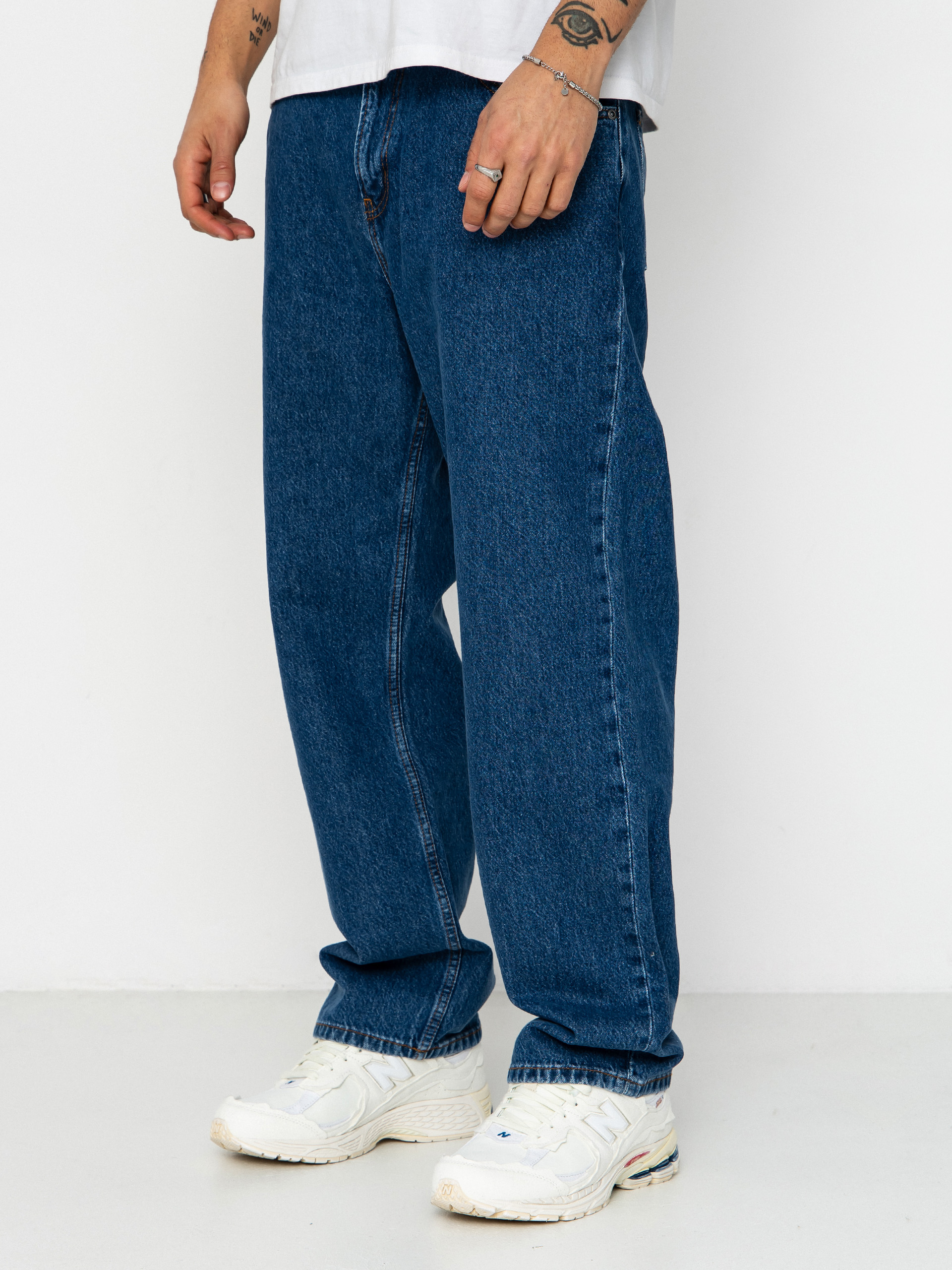 Quiksilver Baggy Denim Pants (stone indigo)