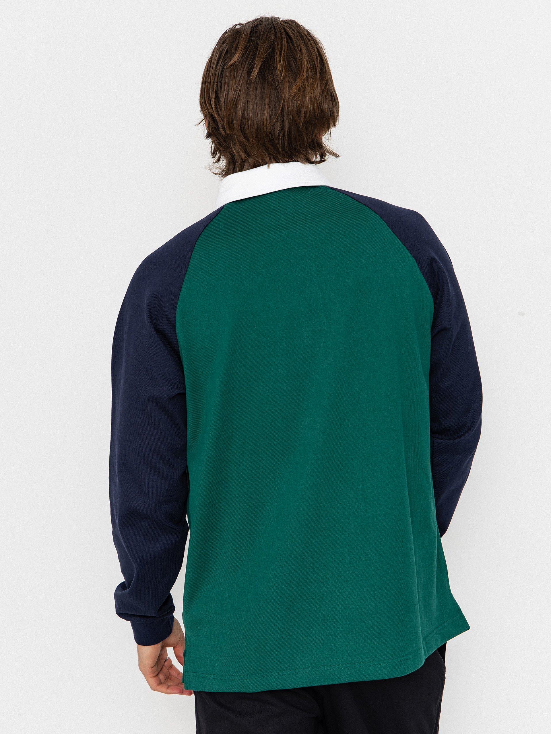 adidas Tyshawn Rugby Longsleeve (cgreen/legink)