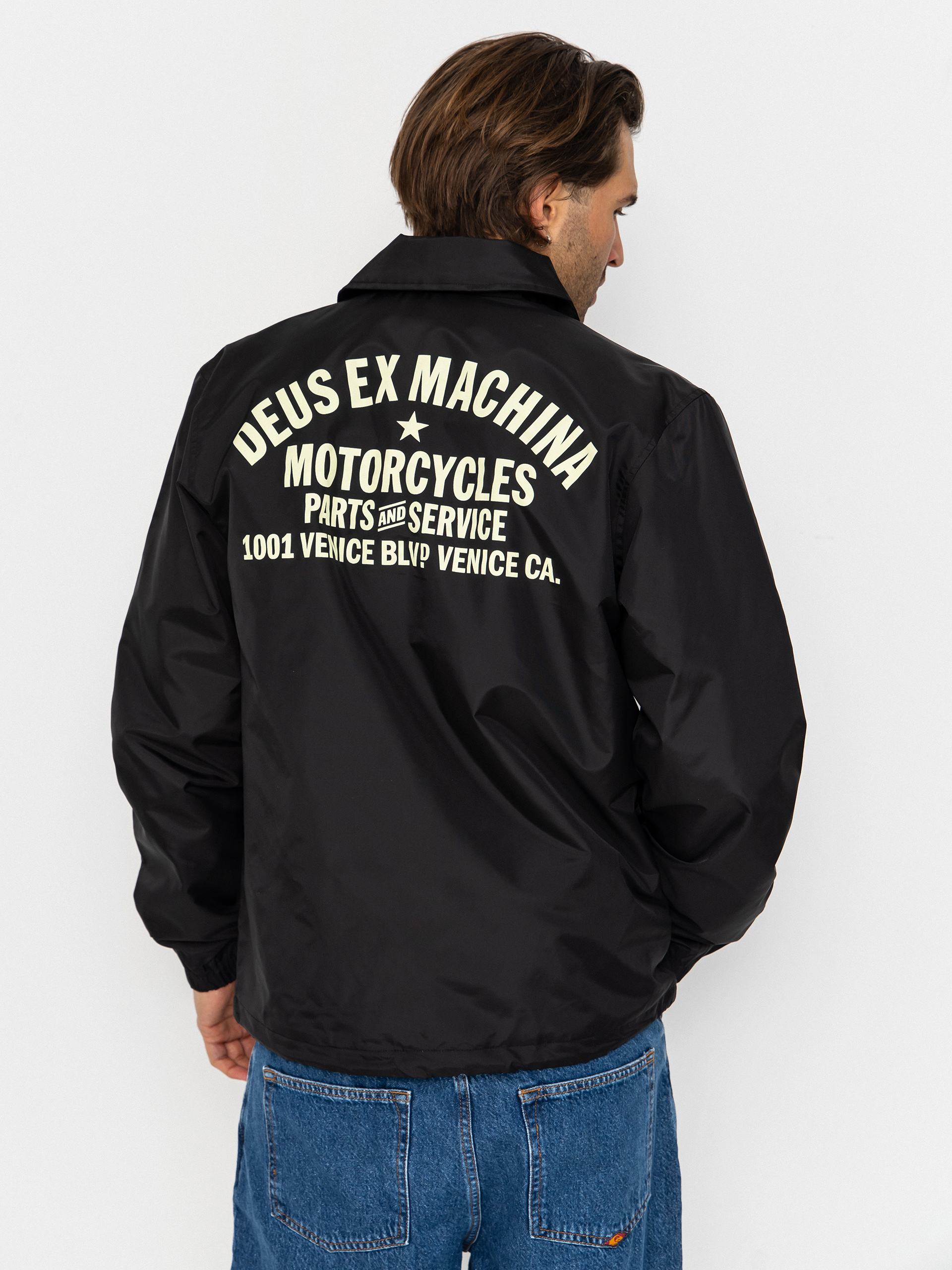 Deus Ex Machina Venice Coach Jacket (black)