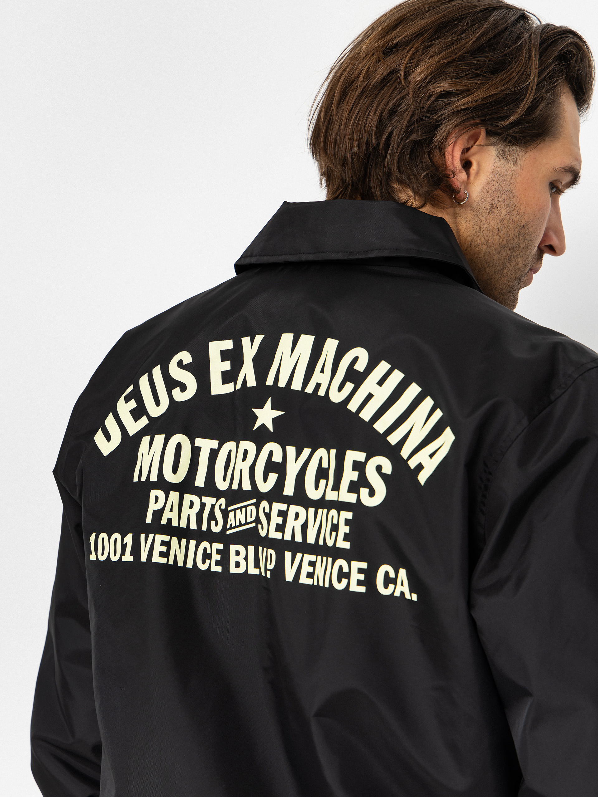 Deus Ex Machina Venice Coach Jacke (black)