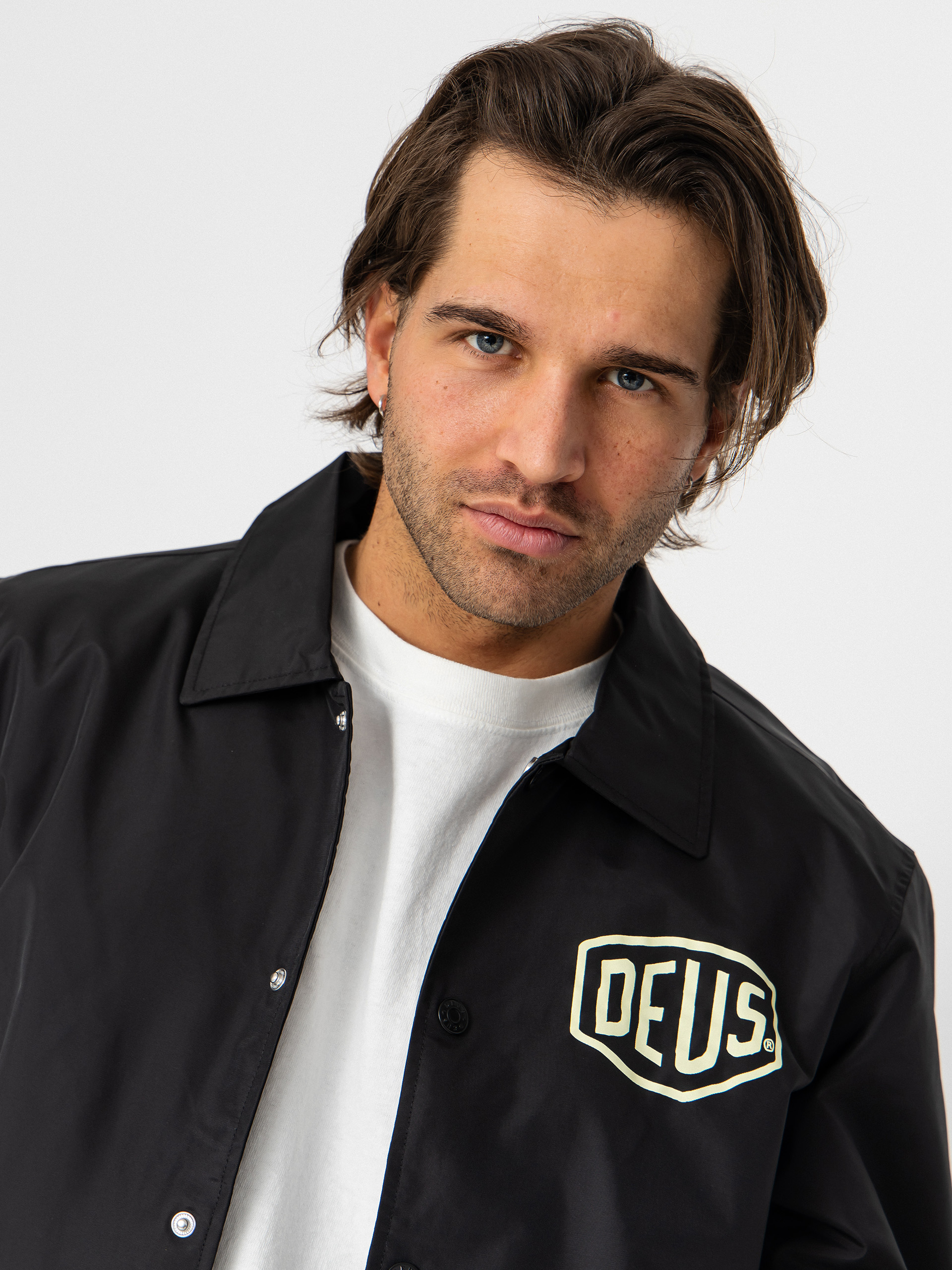Deus Ex Machina Venice Coach Jacket (black)