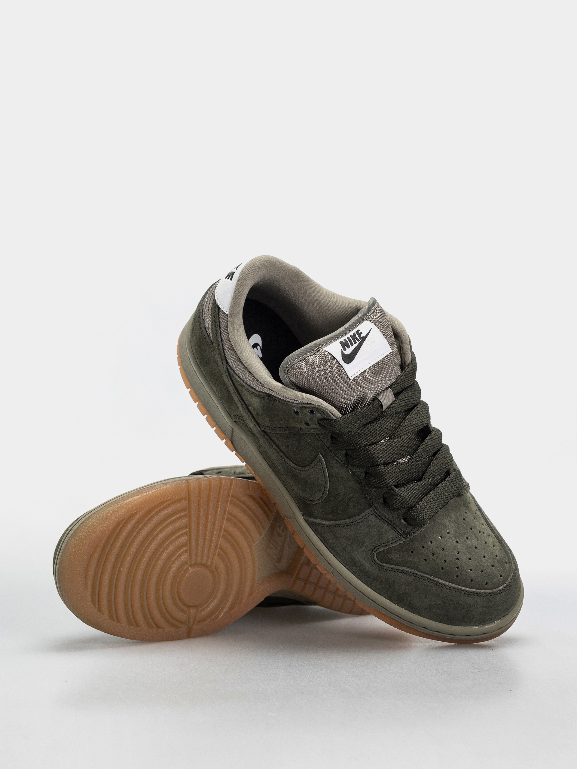 Nike SB Dunk Low Pro B Schuhe (sequoia/sequoia light army white)