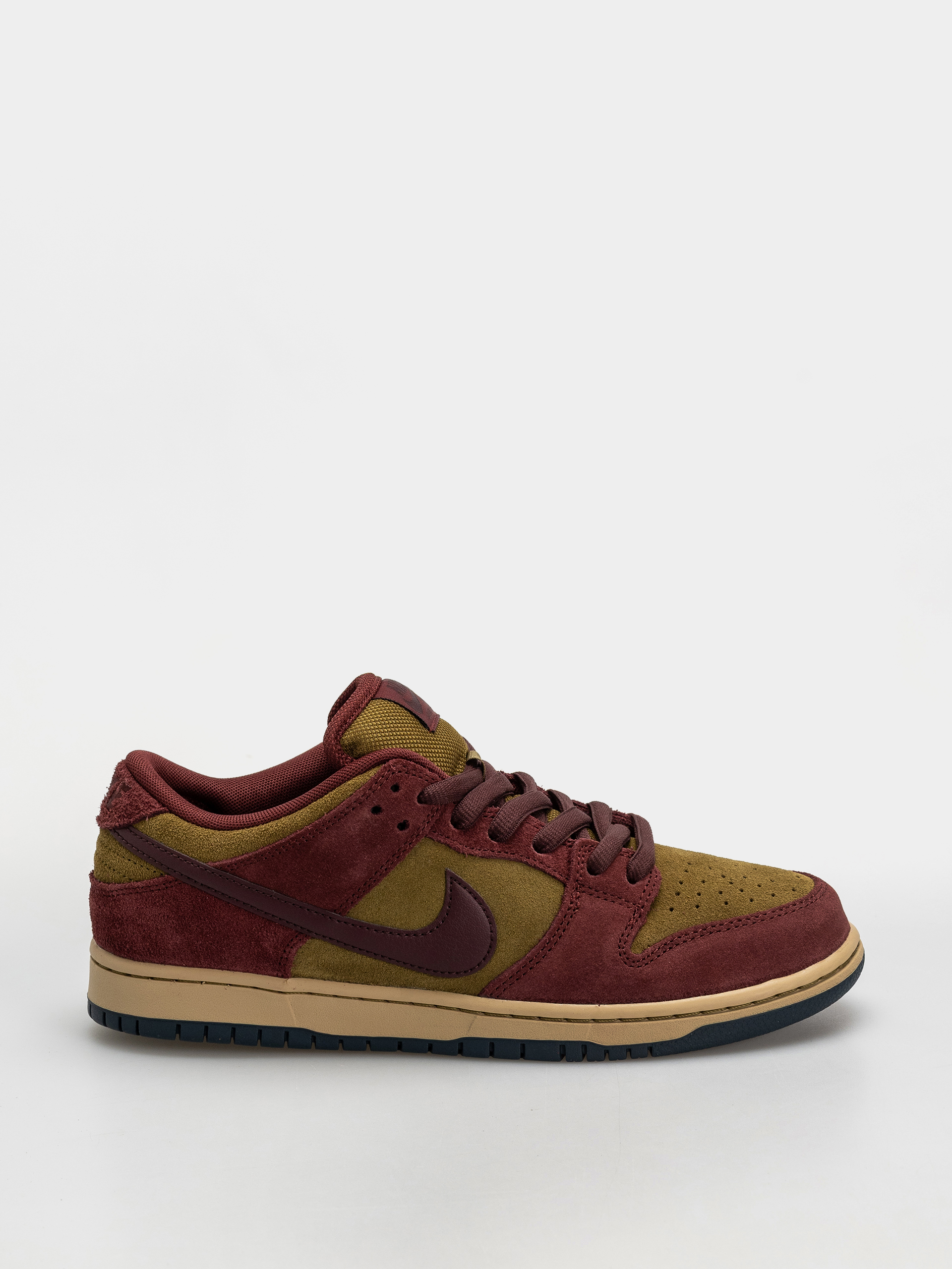 Nike SB Dunk Low Pro Schuhe (dark team red/burgundy crush olive flak)