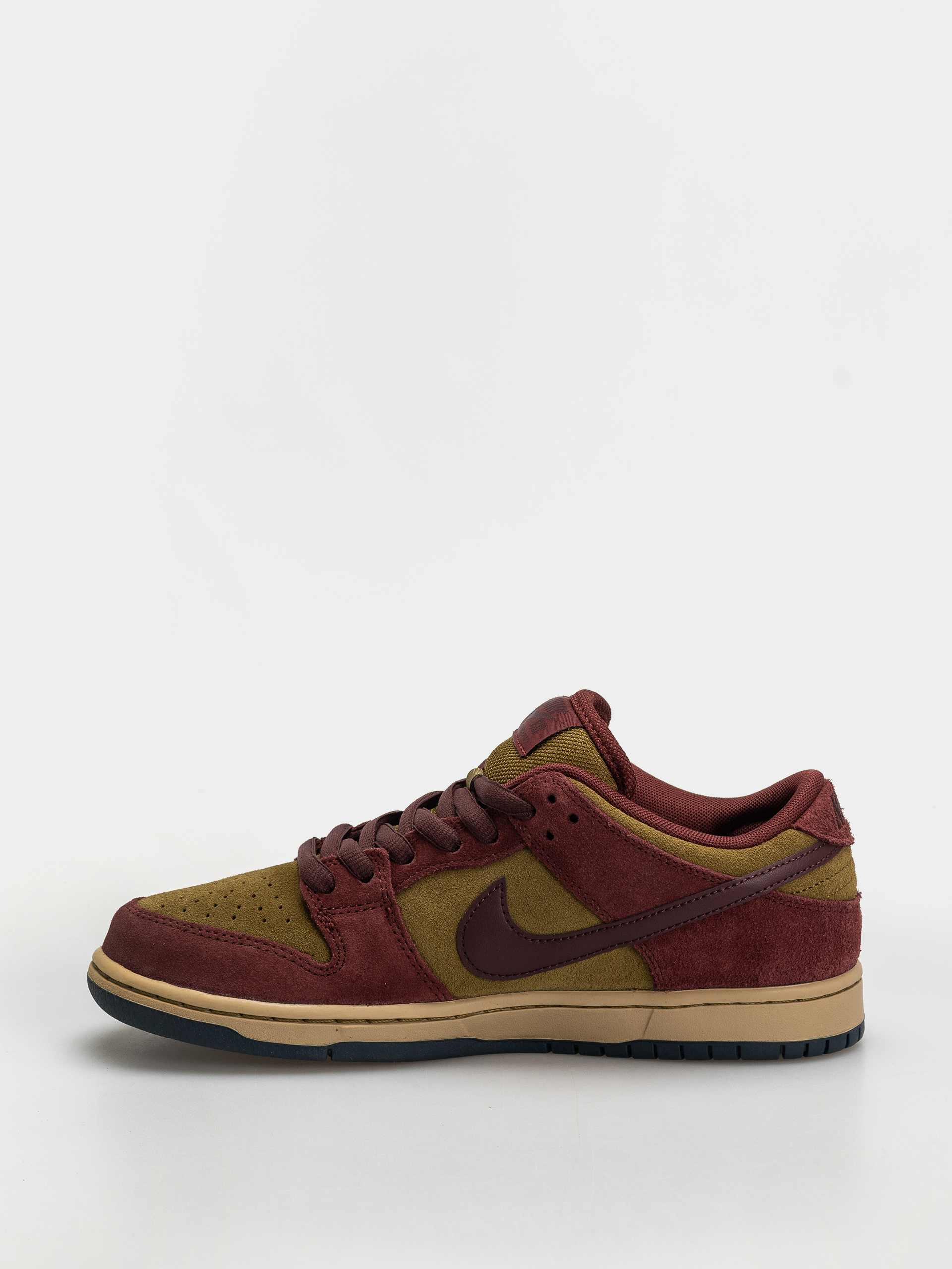 Nike SB Dunk Low Pro Schuhe (dark team red/burgundy crush olive flak)