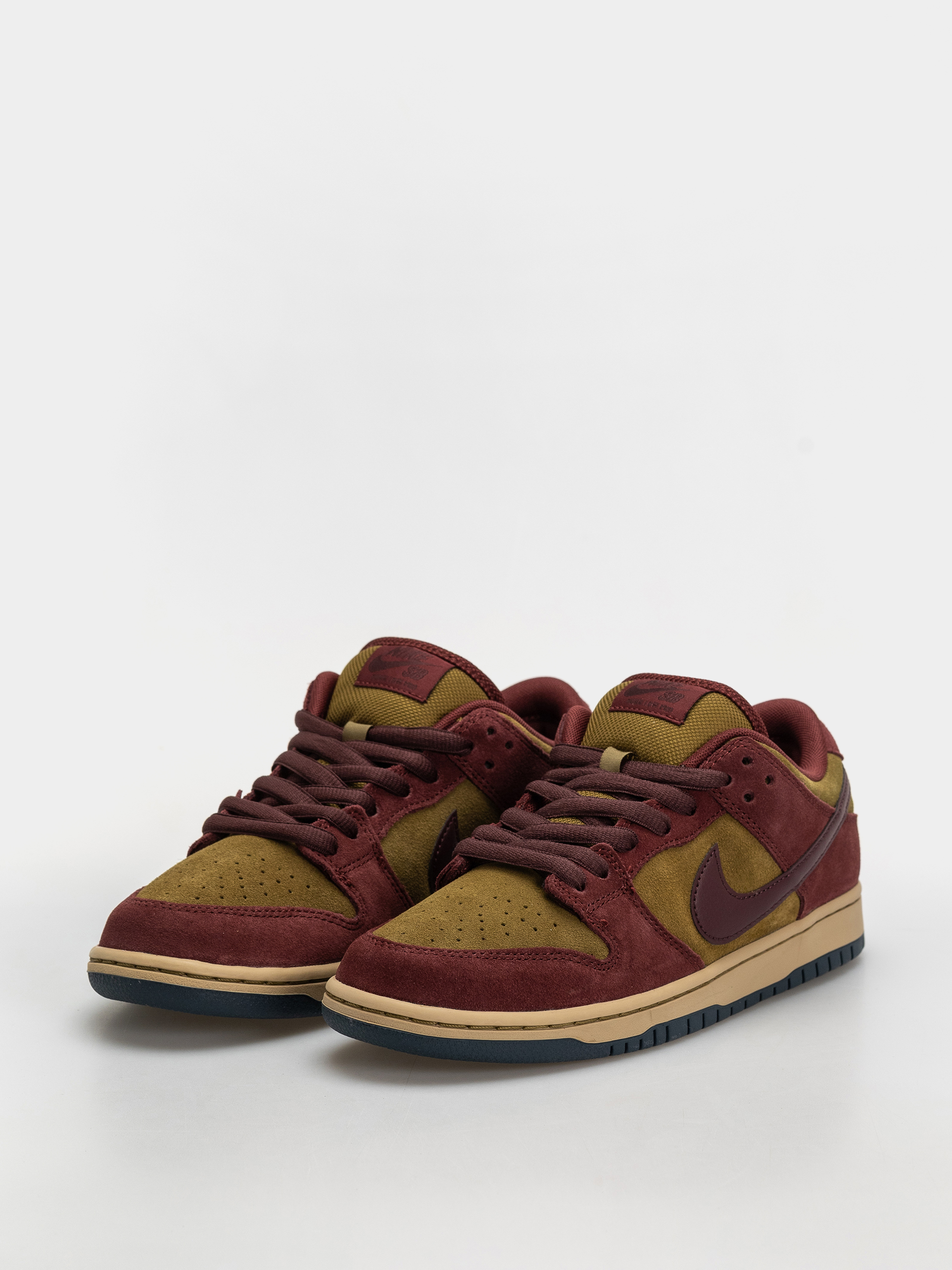 Nike SB Dunk Low Pro Schuhe (dark team red/burgundy crush olive flak)