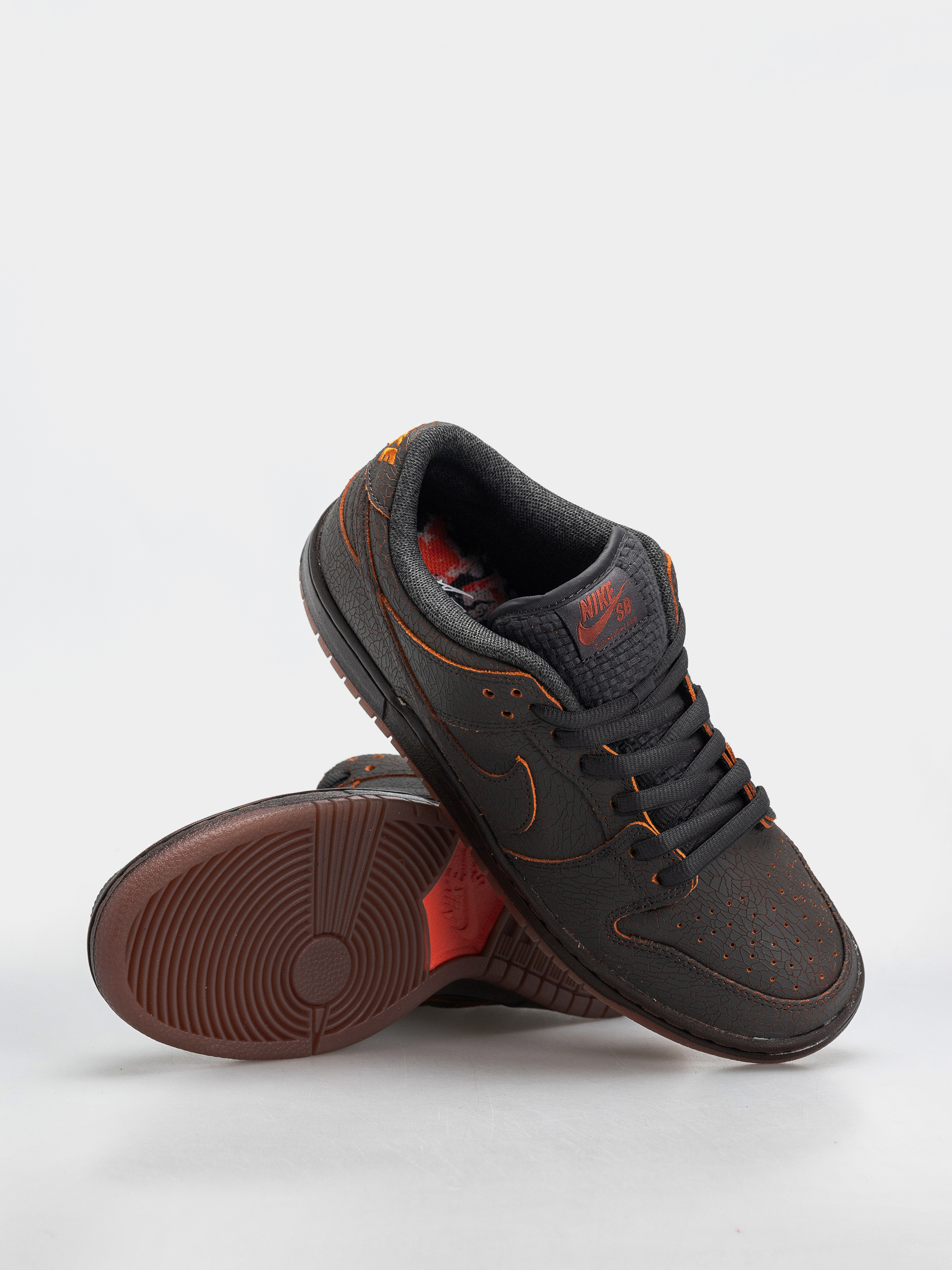 Nike SB Dunk Low Pro Prm Schuhe (dk smoke grey/campfire orange black)