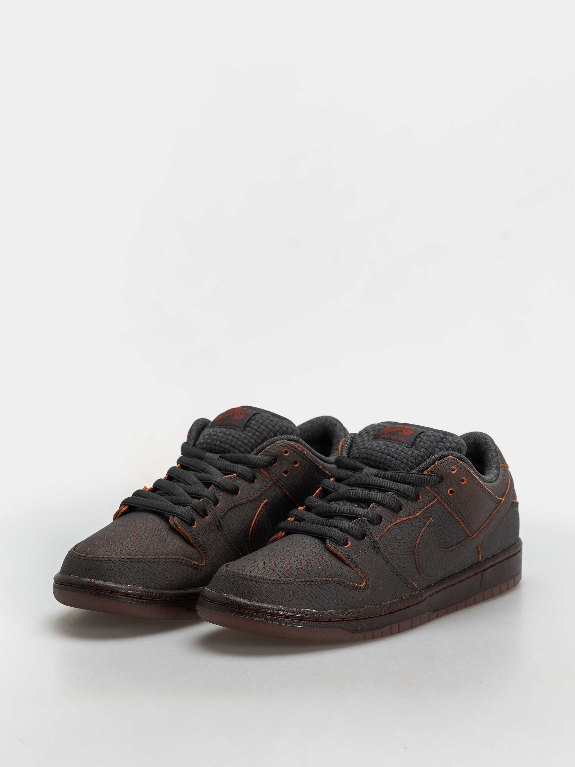Nike SB Dunk Low Pro Prm Shoes (dk smoke grey/campfire orange black)