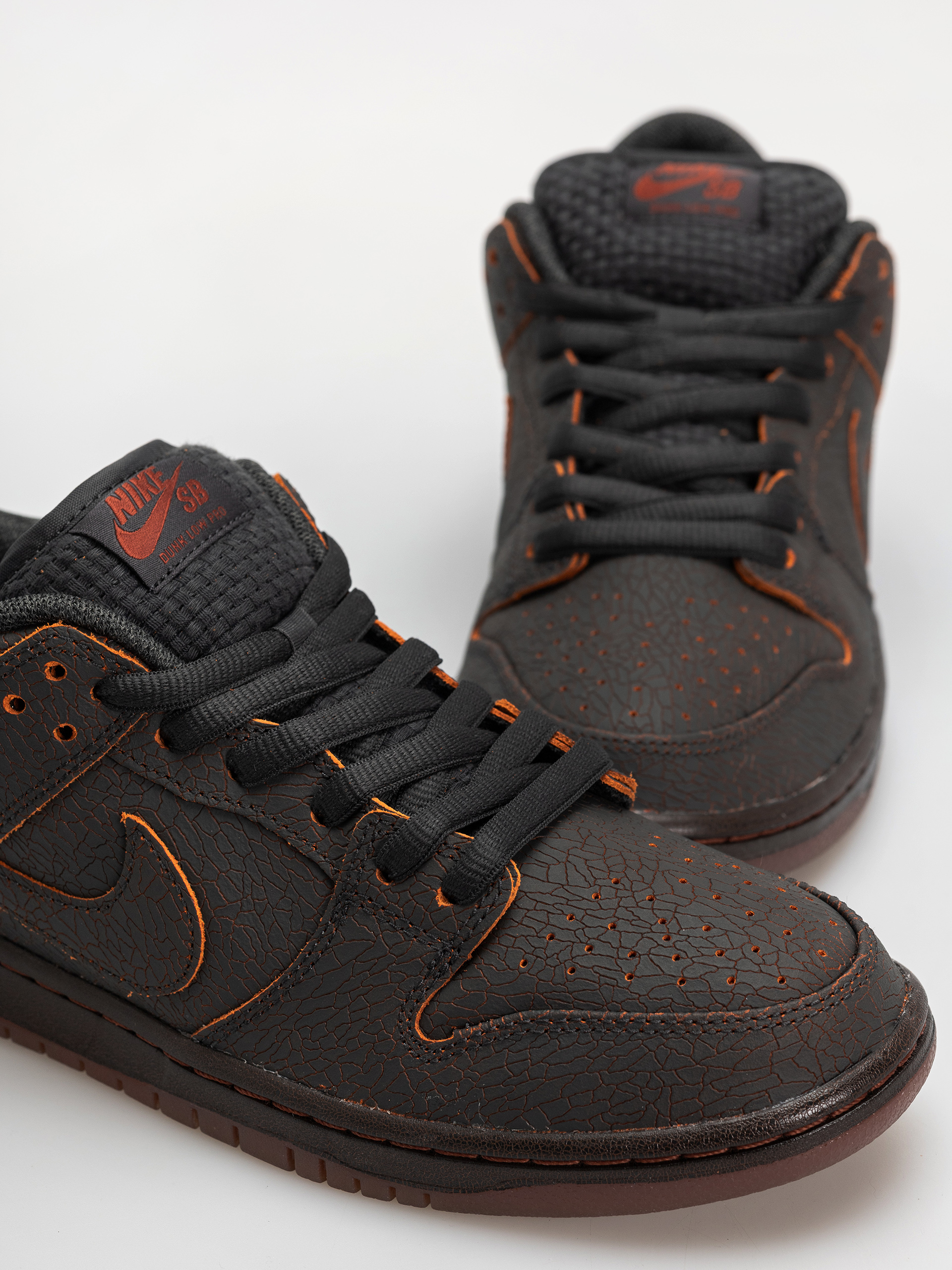 Nike SB Dunk Low Pro Prm Schuhe (dk smoke grey/campfire orange black)