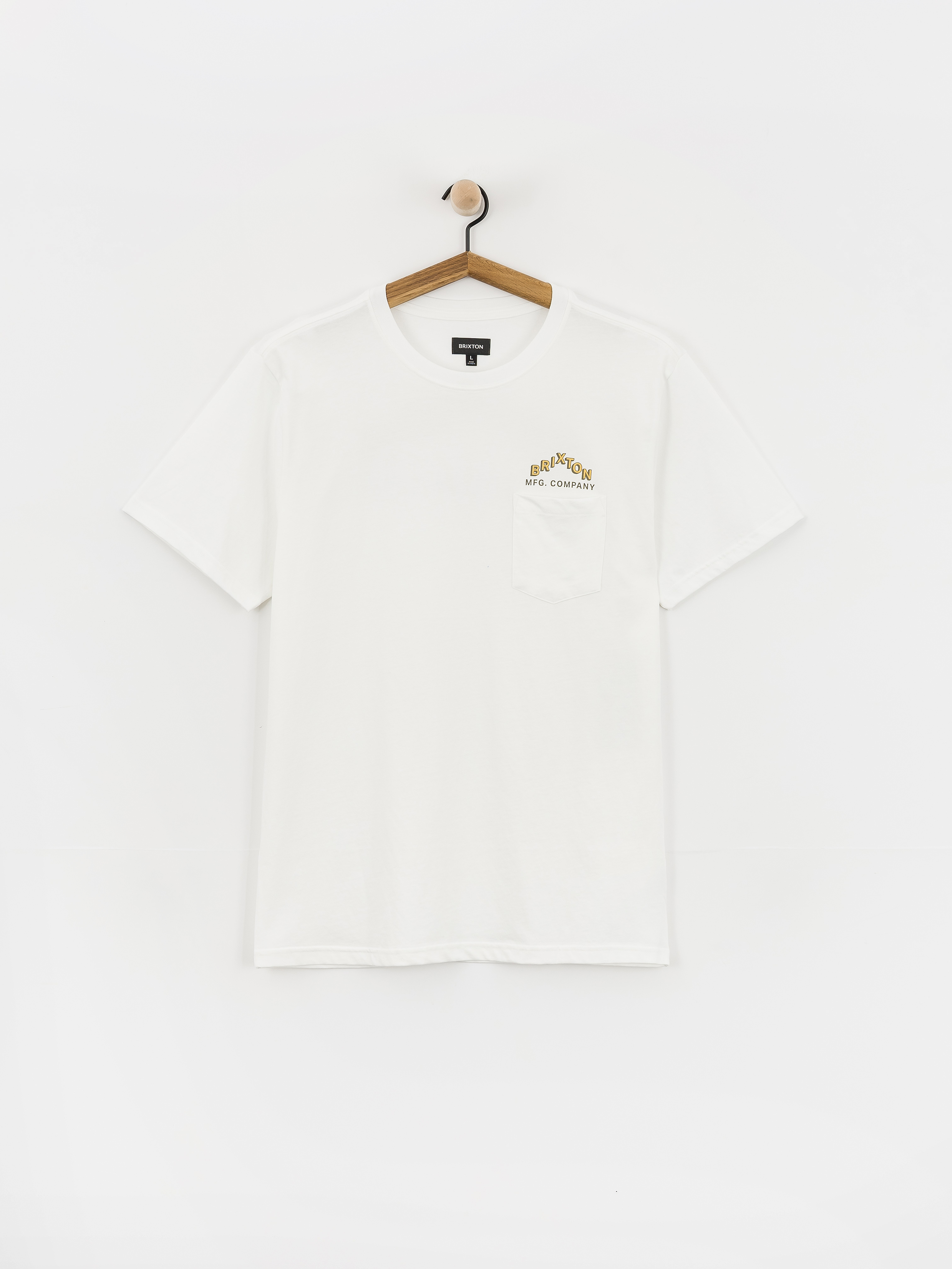 Brixton Roman Pkt T-Shirt (white)