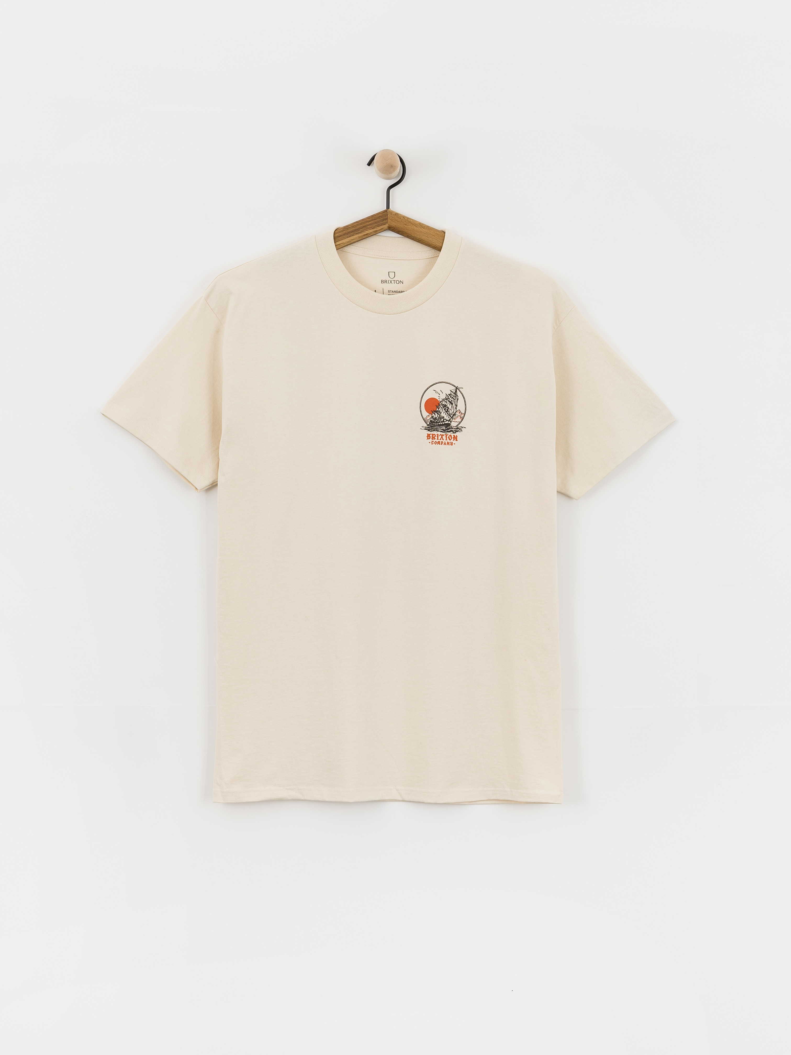 Brixton High Seas Std T-Shirt (cream)