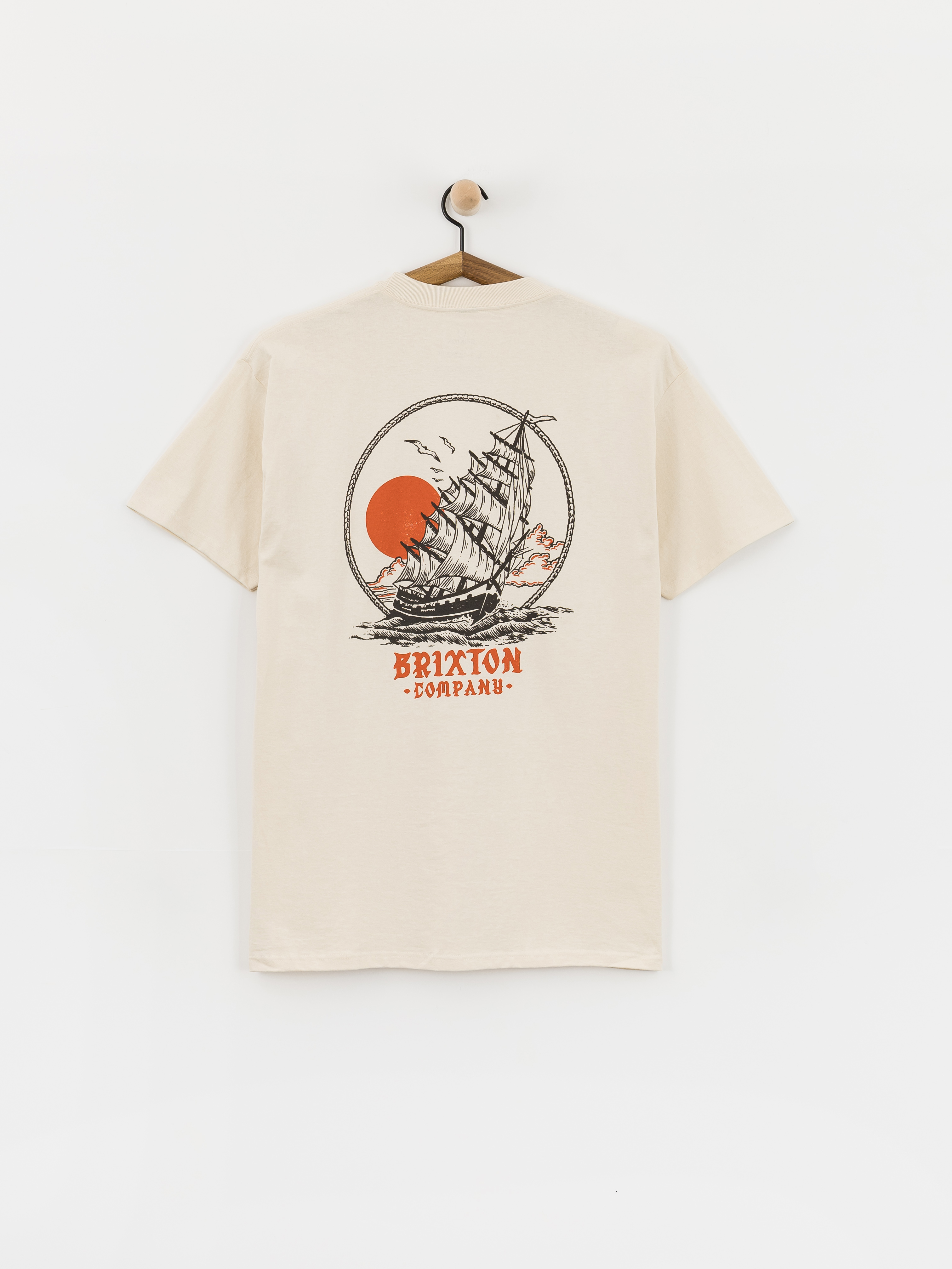 Brixton High Seas Std T-Shirt (cream)
