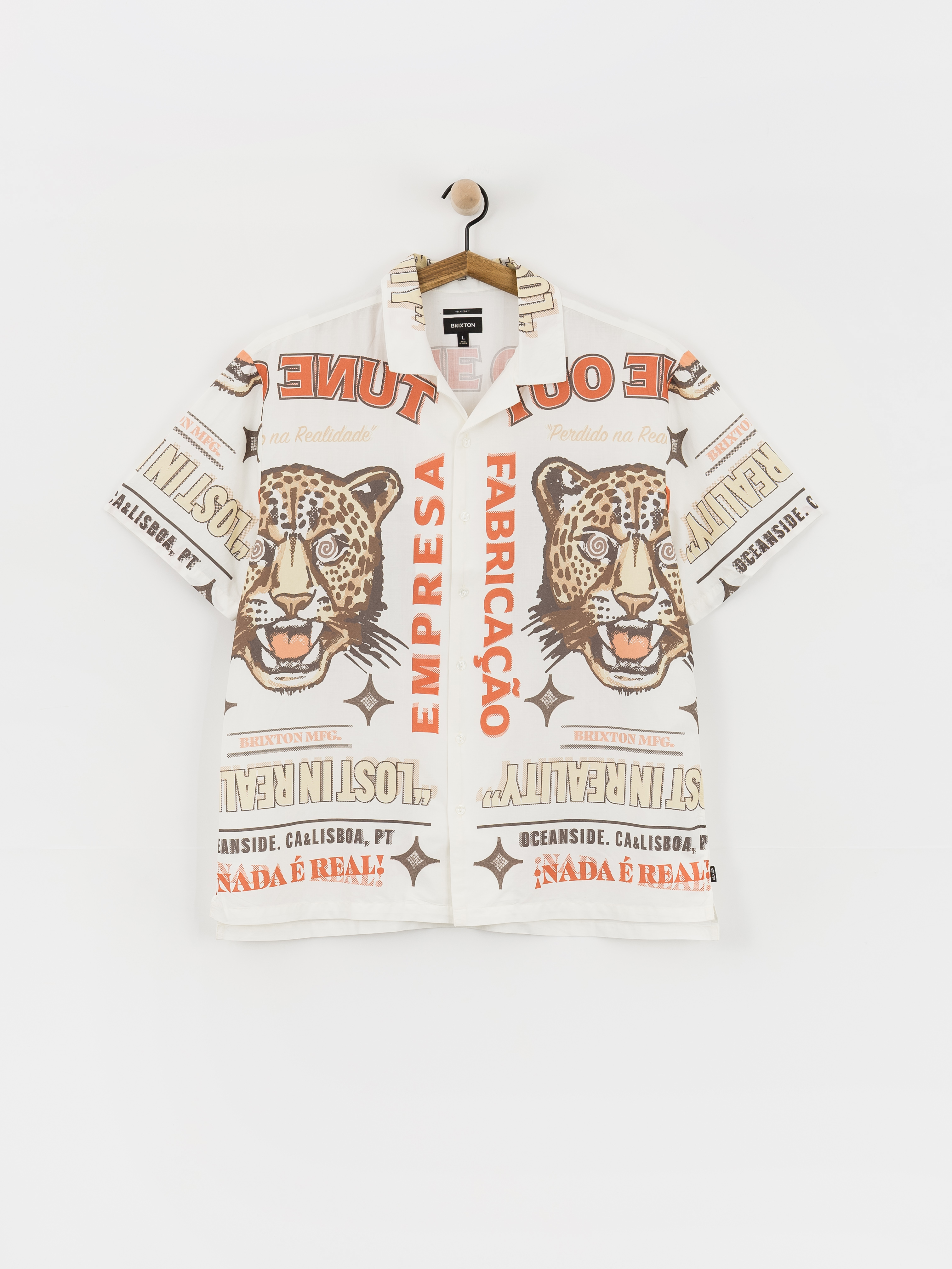 Brixton Getaway Hemd (lost in reality print)