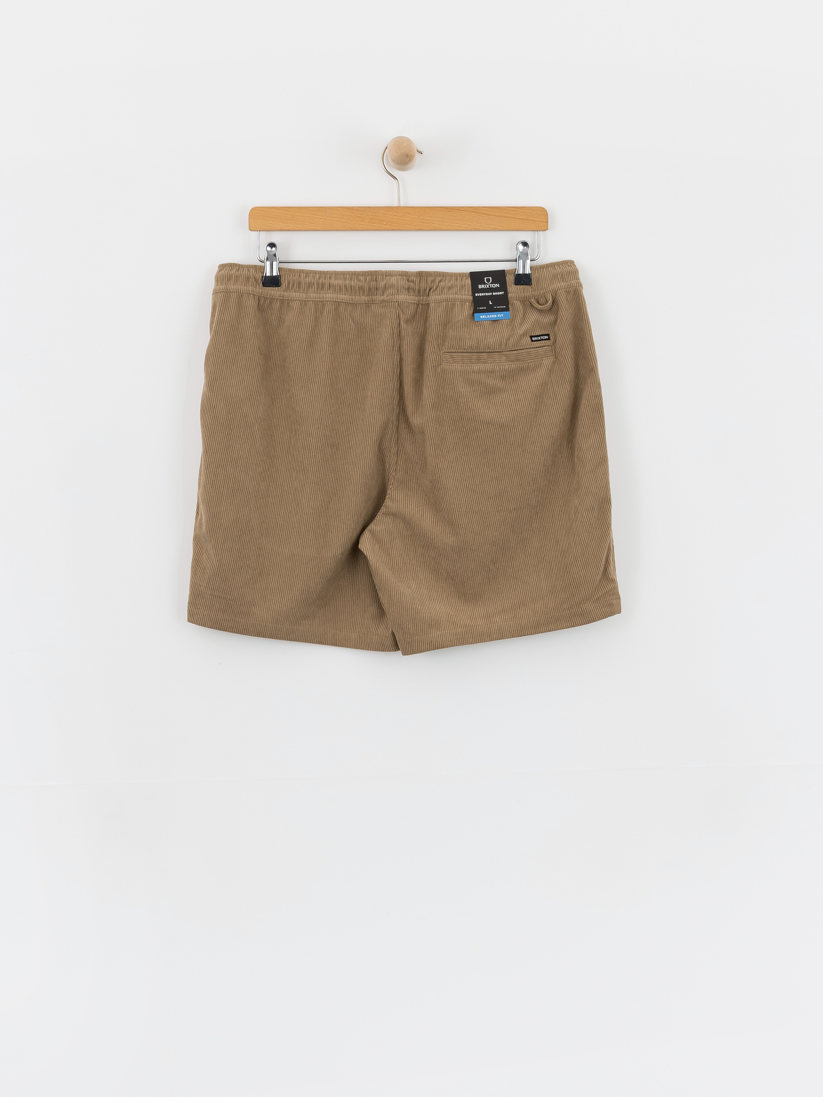 Brixton Everyday Corduroy Shorts (vintage khaki)