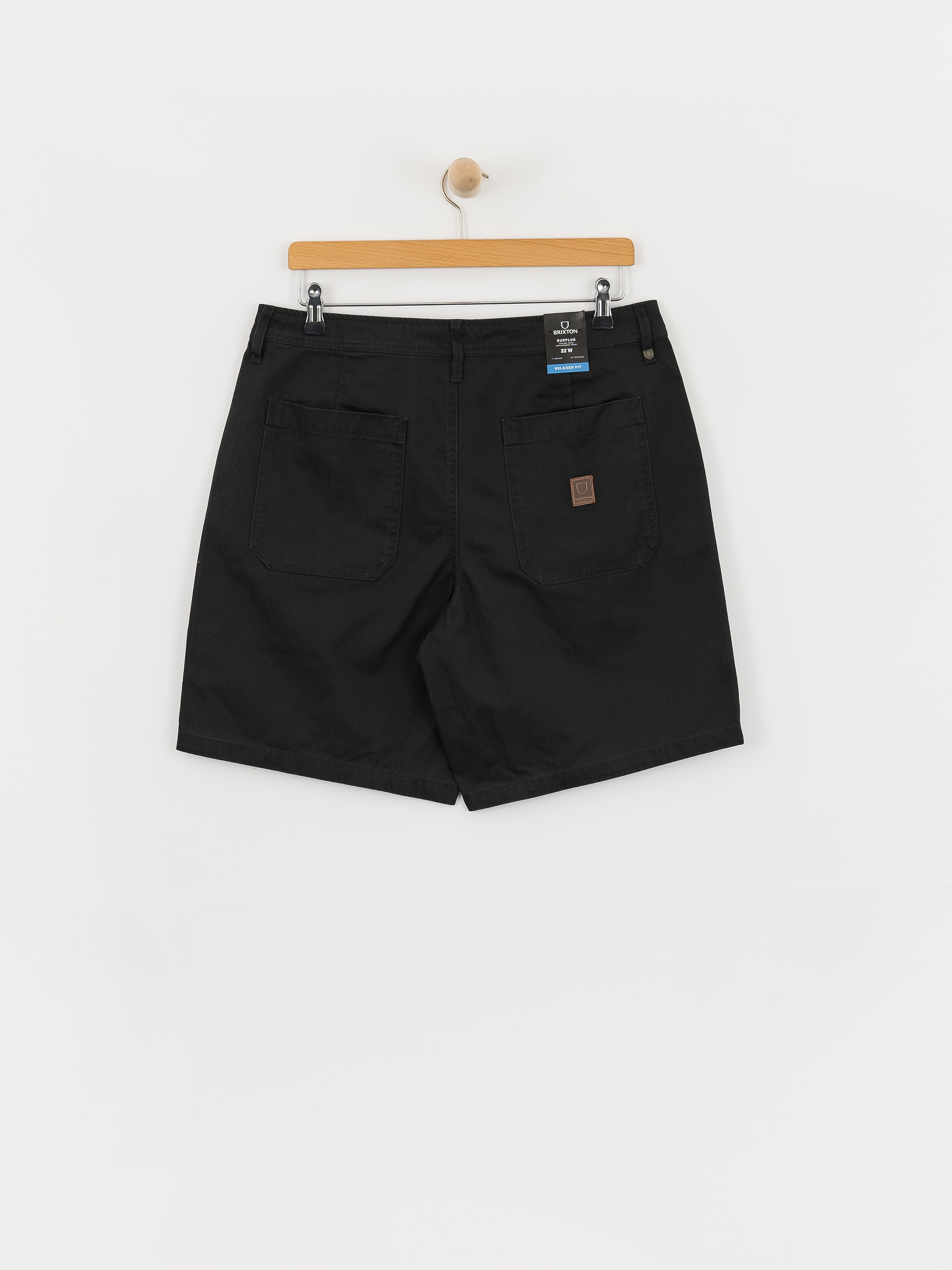 Brixton Surplus Vw Herringbone Shorts (washed black)