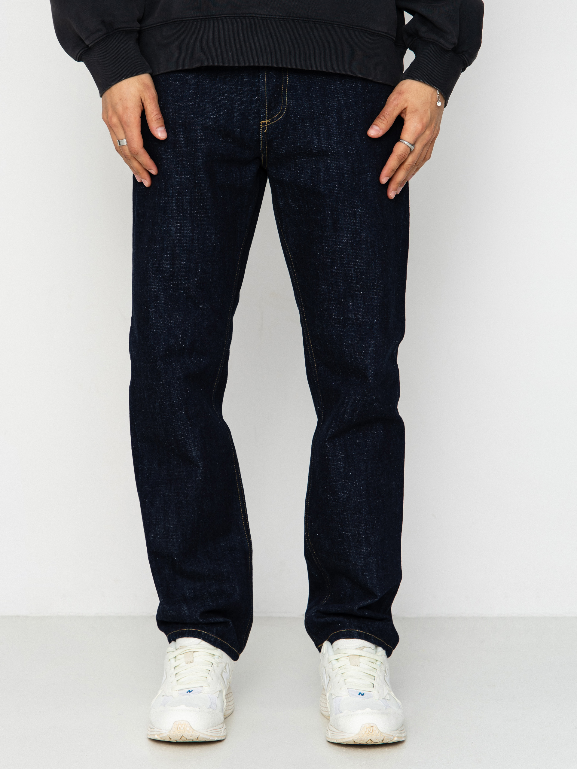Carhartt WIP Brandon Pants - navy blue (blue/rinsed)