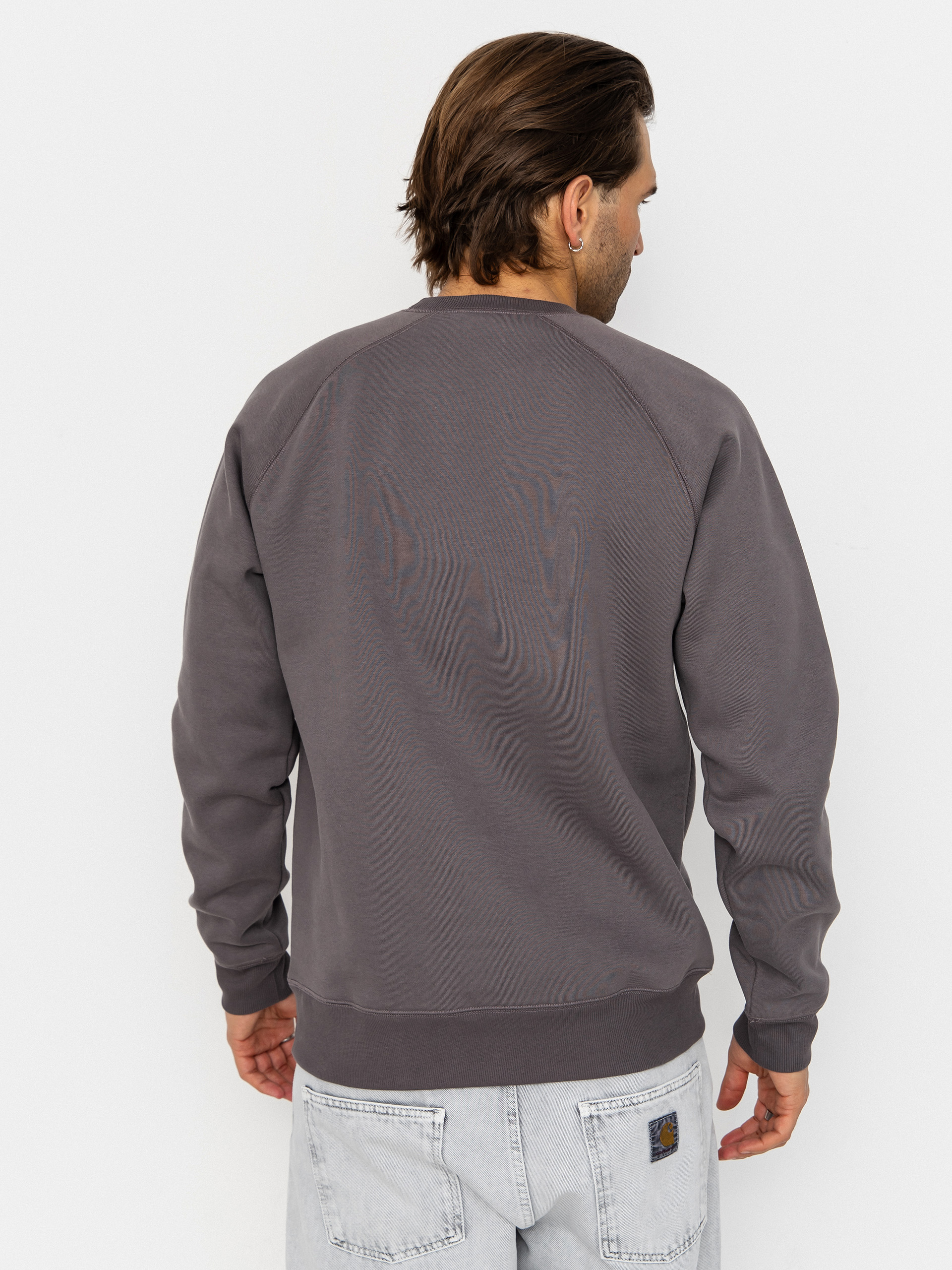 Carhartt WIP Sweatshirt Chase (porphyry/gold)