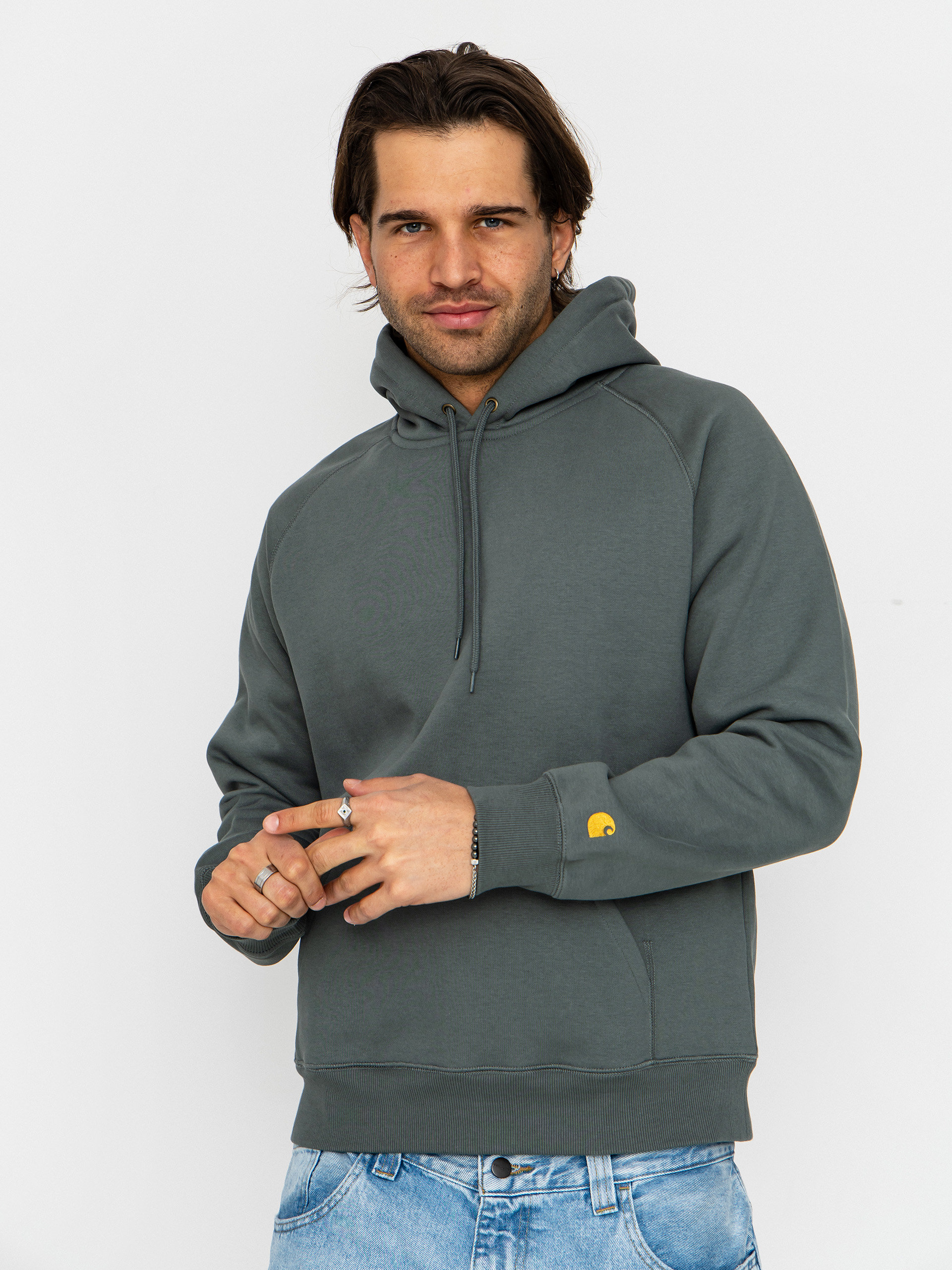 Carhartt WIP Hoodie Chase HD (velvet green/gold)