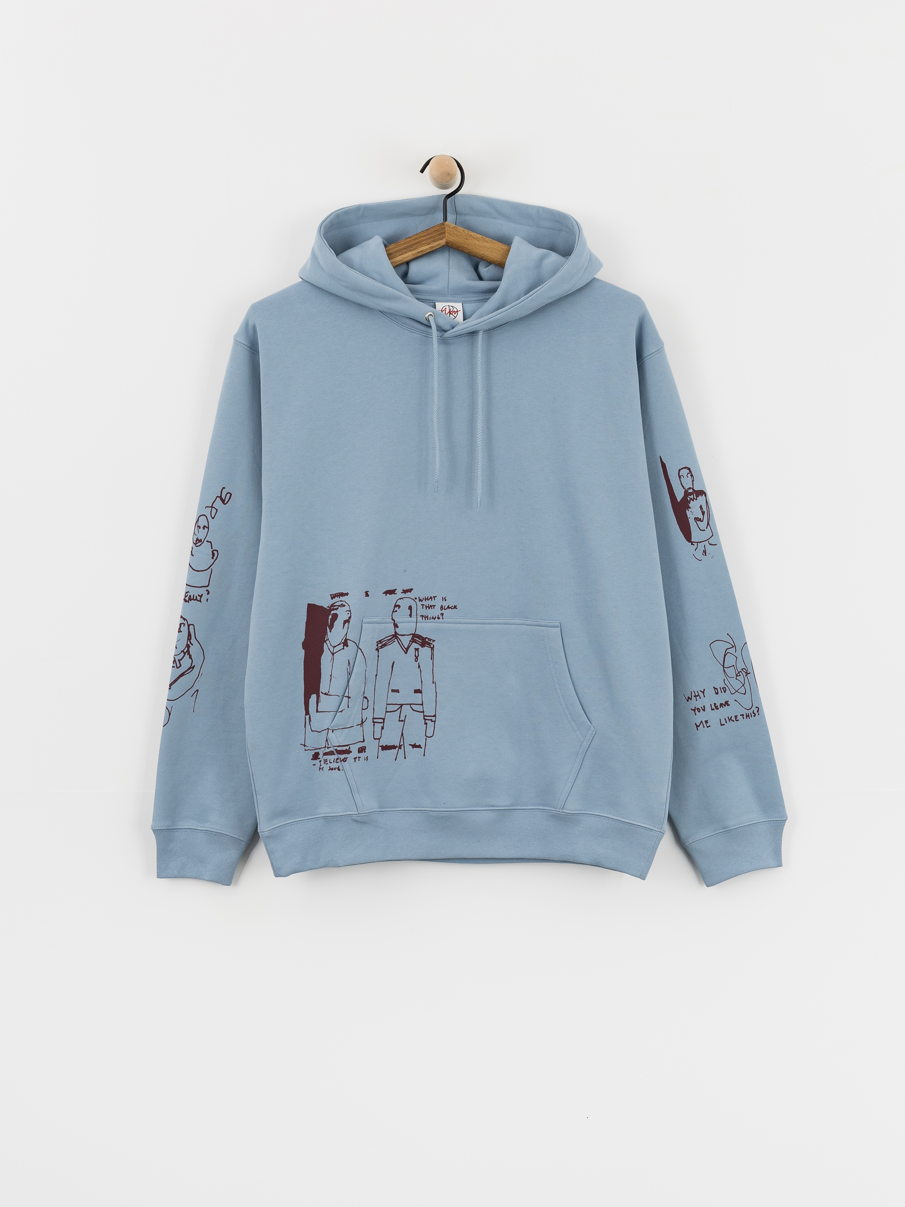 Polar Skate The End HD Hoodie (dove blue)