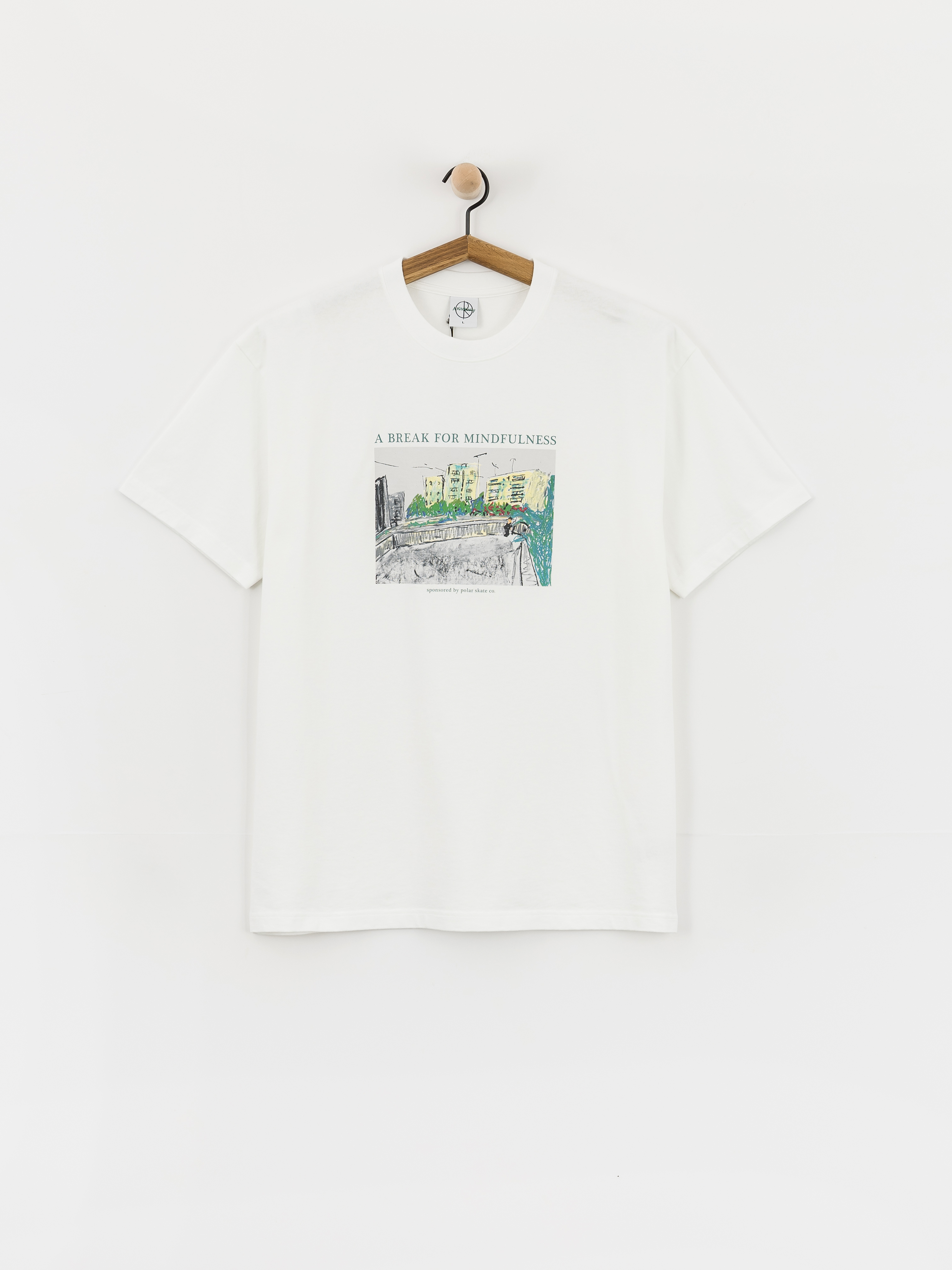 Polar Skate Mindfulness T-Shirt (white)
