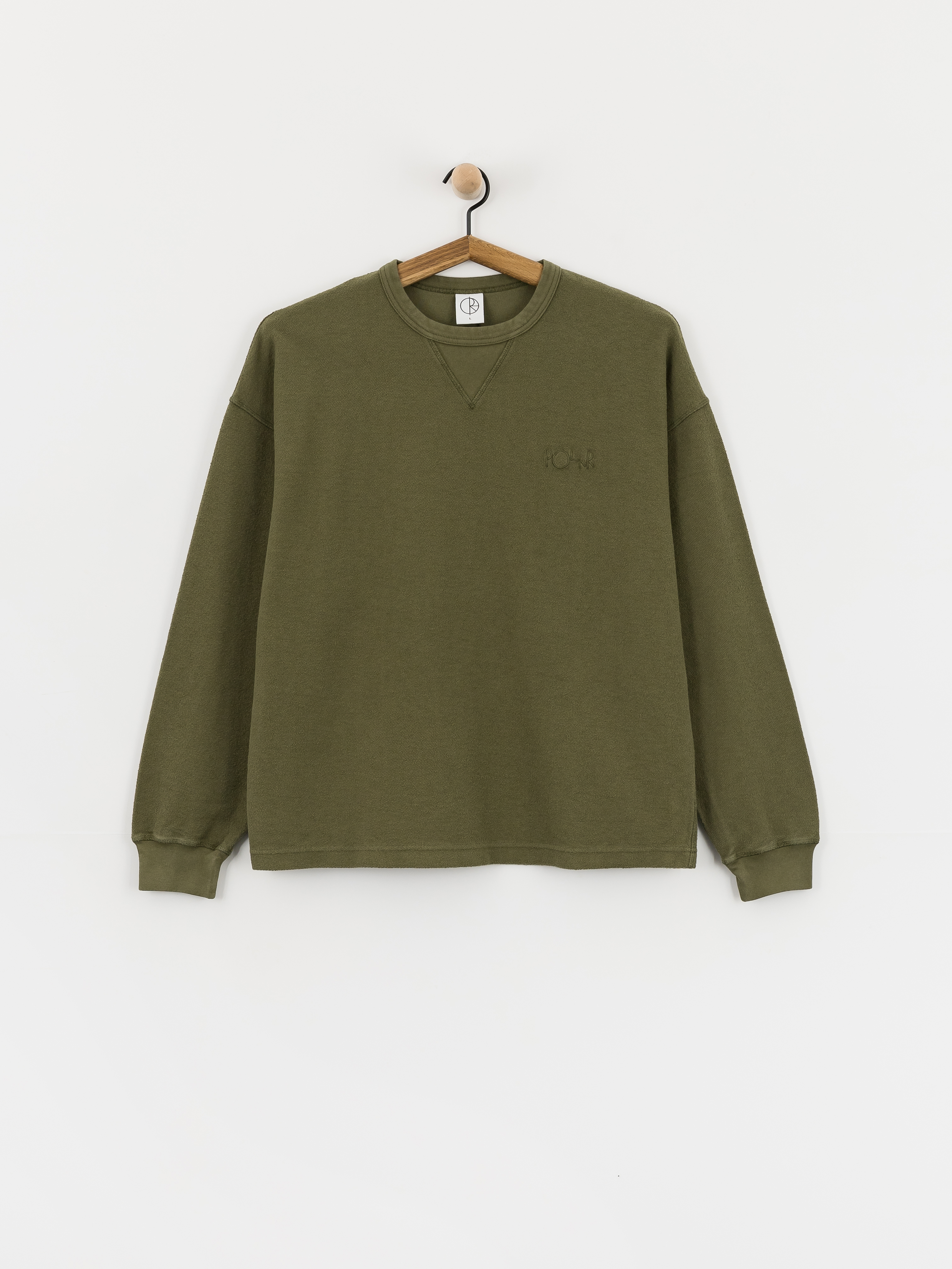 Polar Skate Reversed Sweater (army green)