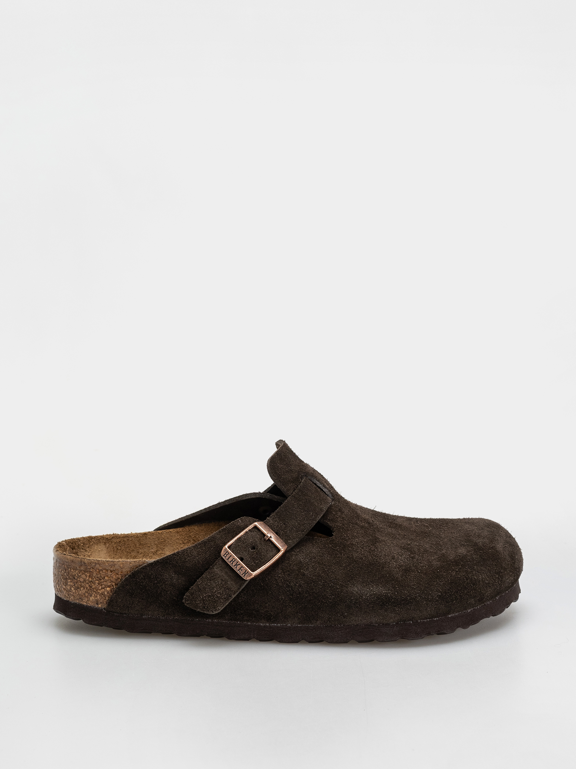 Birkenstock Boston Suede Narrow Flip-flops Wmn - brown (mocha)