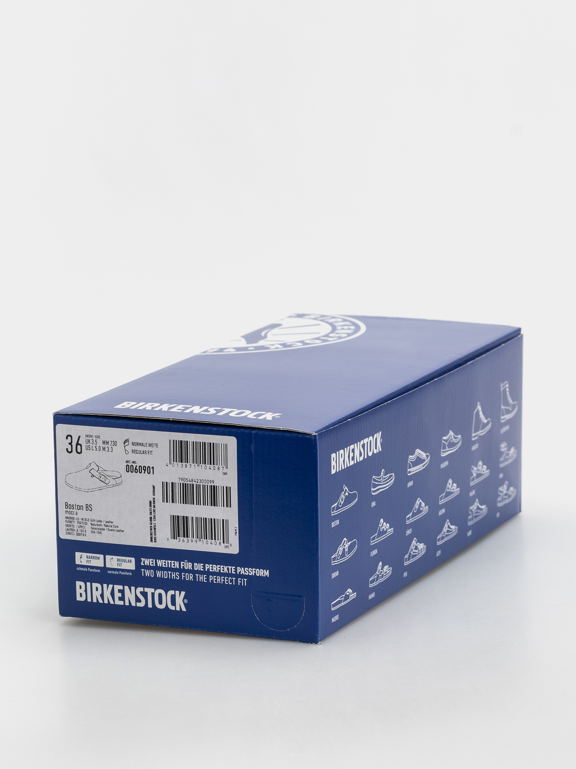 Birkenstock Boston Suede Leather Regular Flip-flops (mocca)