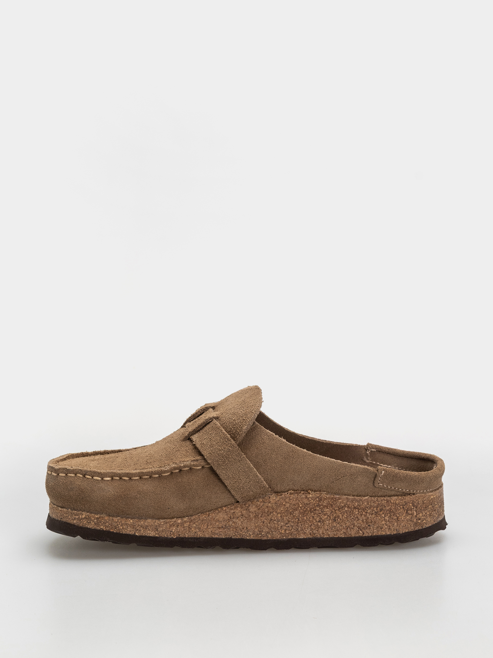 Birkenstock Buckley Suede Leather Narrow Wmn Flip Flops (gray taupe)